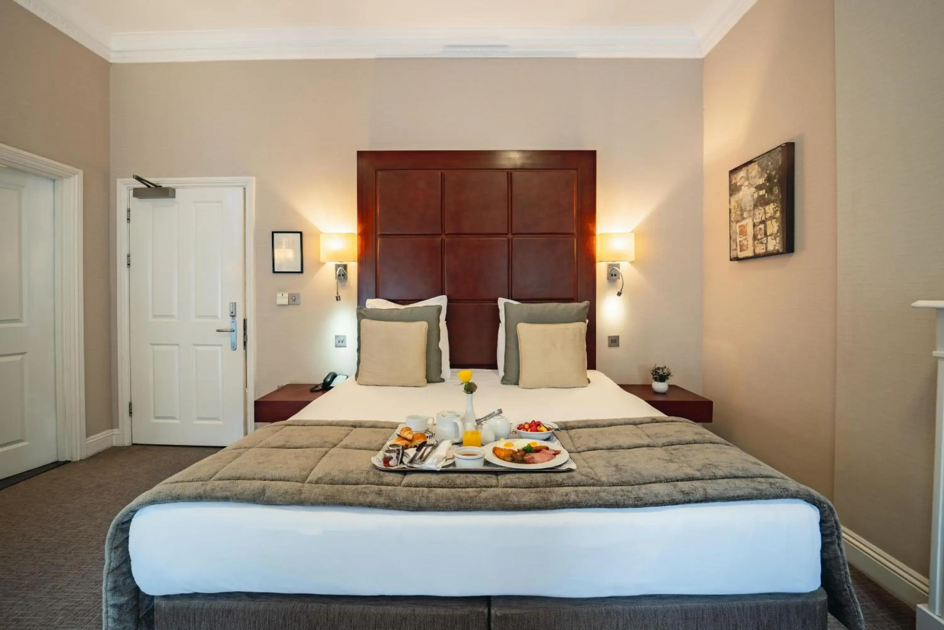 Bed in Grange Beauchamp Hotel Bed in Grange Beauchamp Hotel