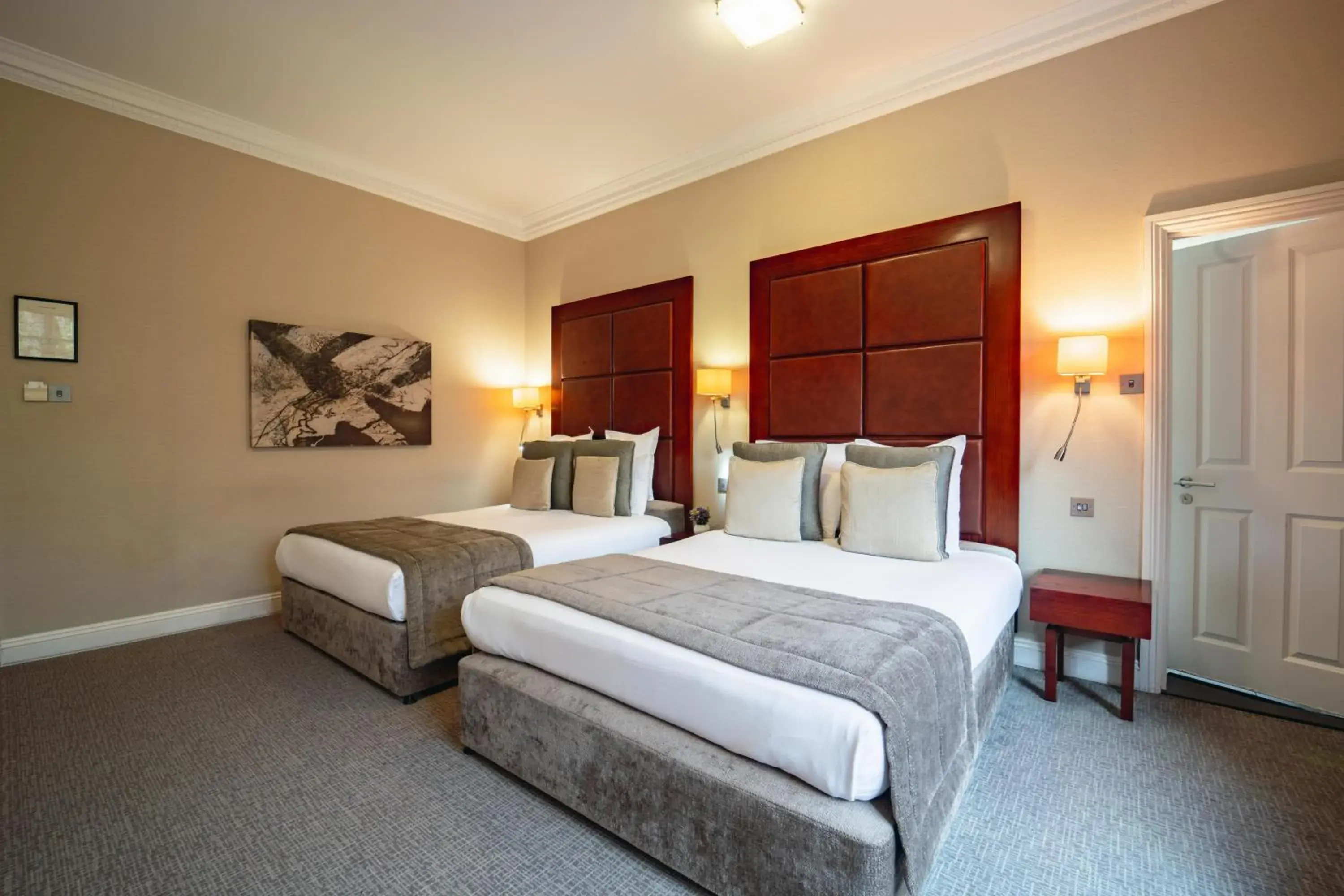 Bed in Grange Beauchamp Hotel Bed in Grange Beauchamp Hotel