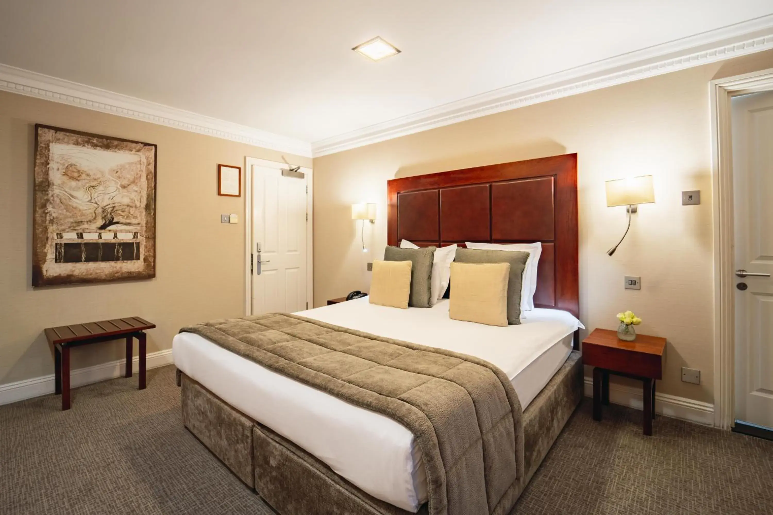 Bed in Grange Beauchamp Hotel Bed in Grange Beauchamp Hotel