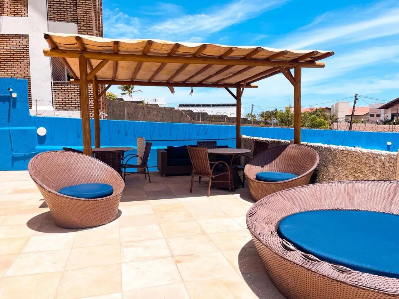 Seating area in Planet Dunas Residence