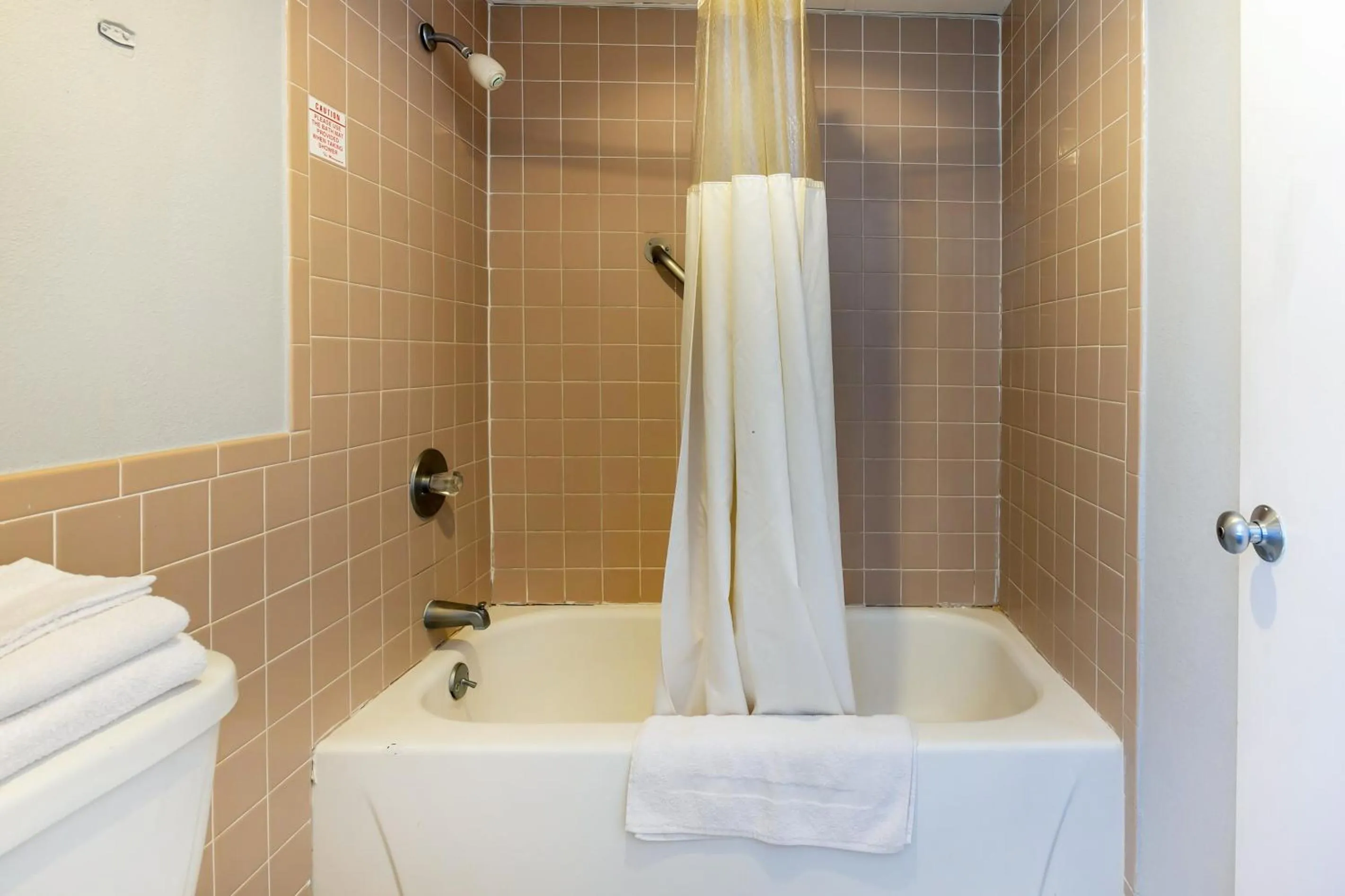 Bathroom in OYO Hotel Jennings Near Crowley, LA I-10