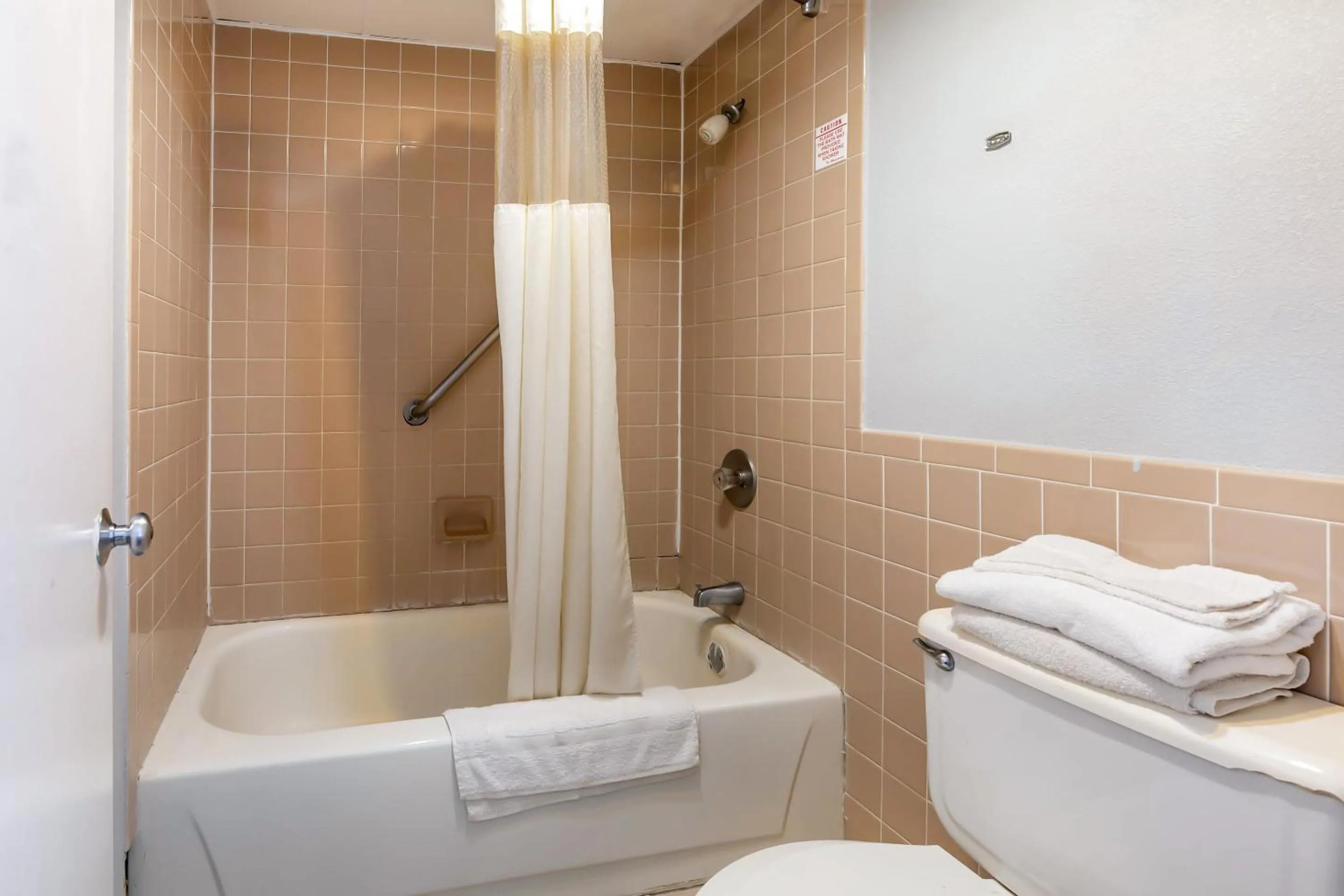 Bathroom in OYO Hotel Jennings Near Crowley, LA I-10