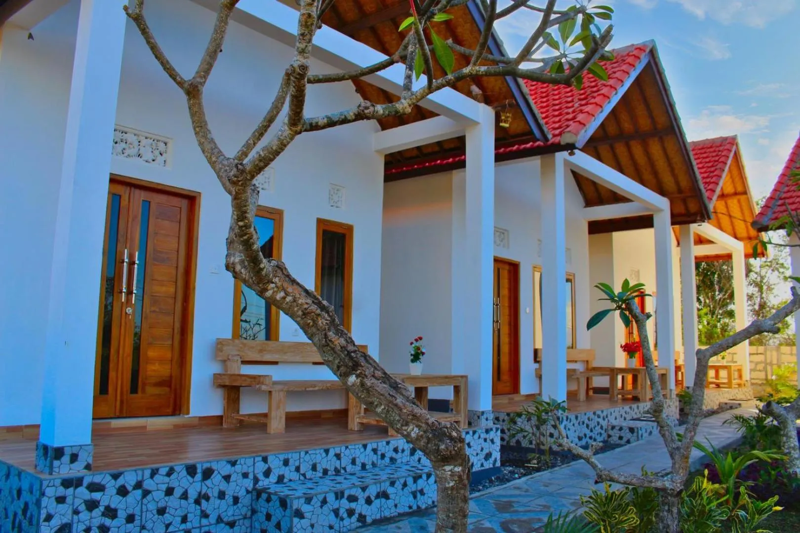 Patio in Wahyu Masari Homestay