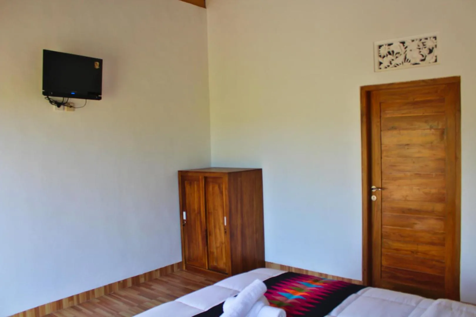 TV and multimedia, Bed in Wahyu Masari Homestay