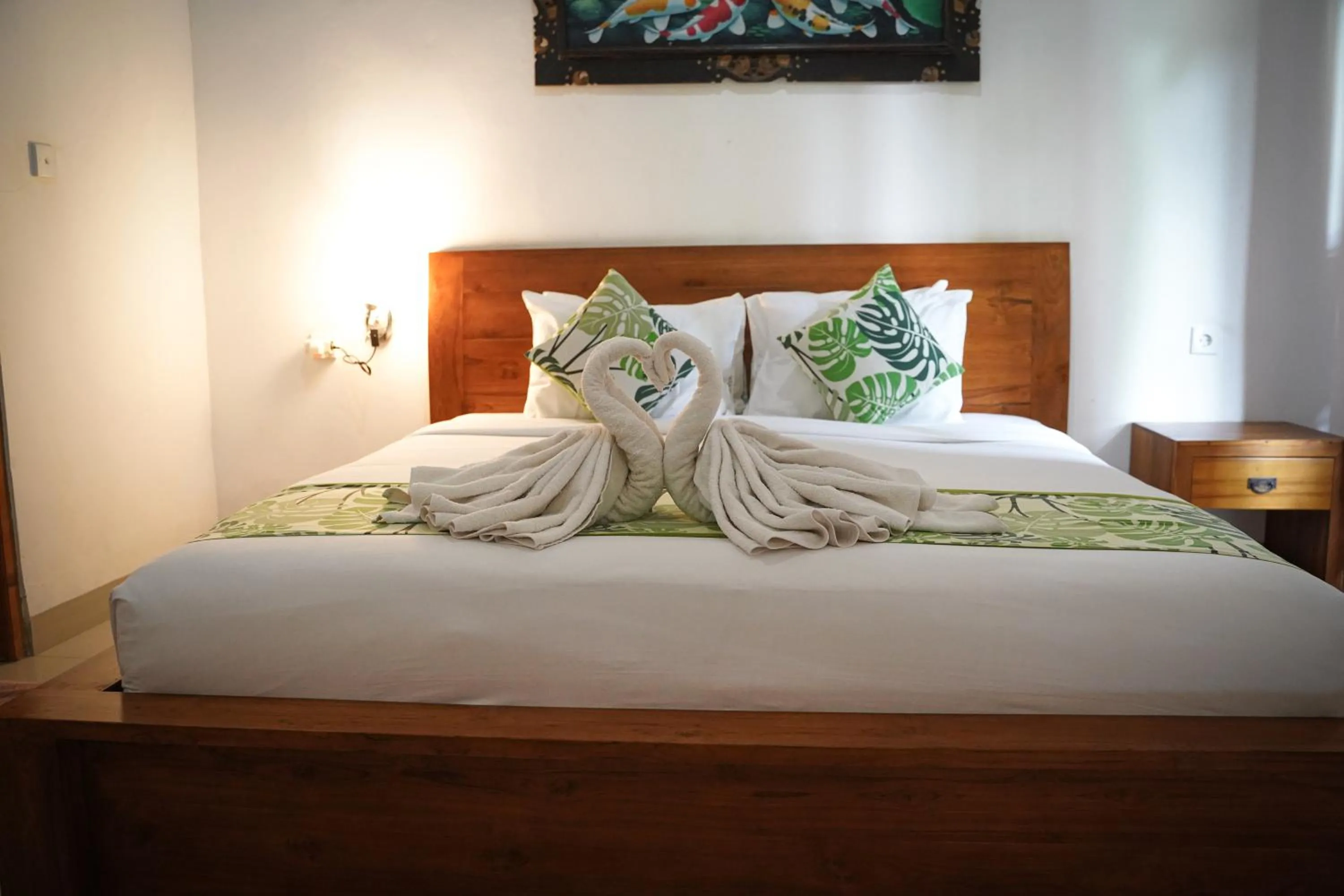 Bed in Wahyu Masari Homestay