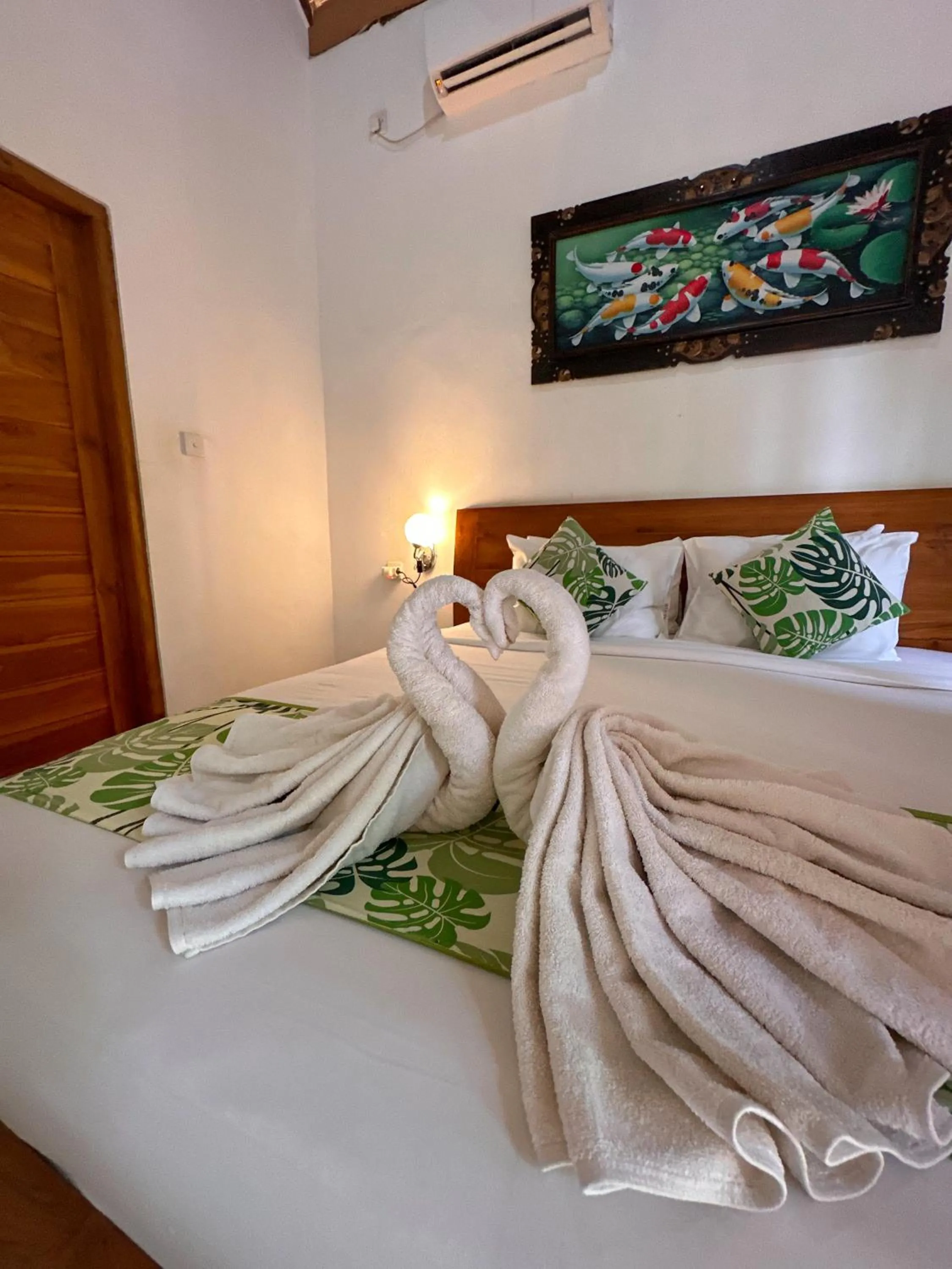 Bed in Wahyu Masari Homestay