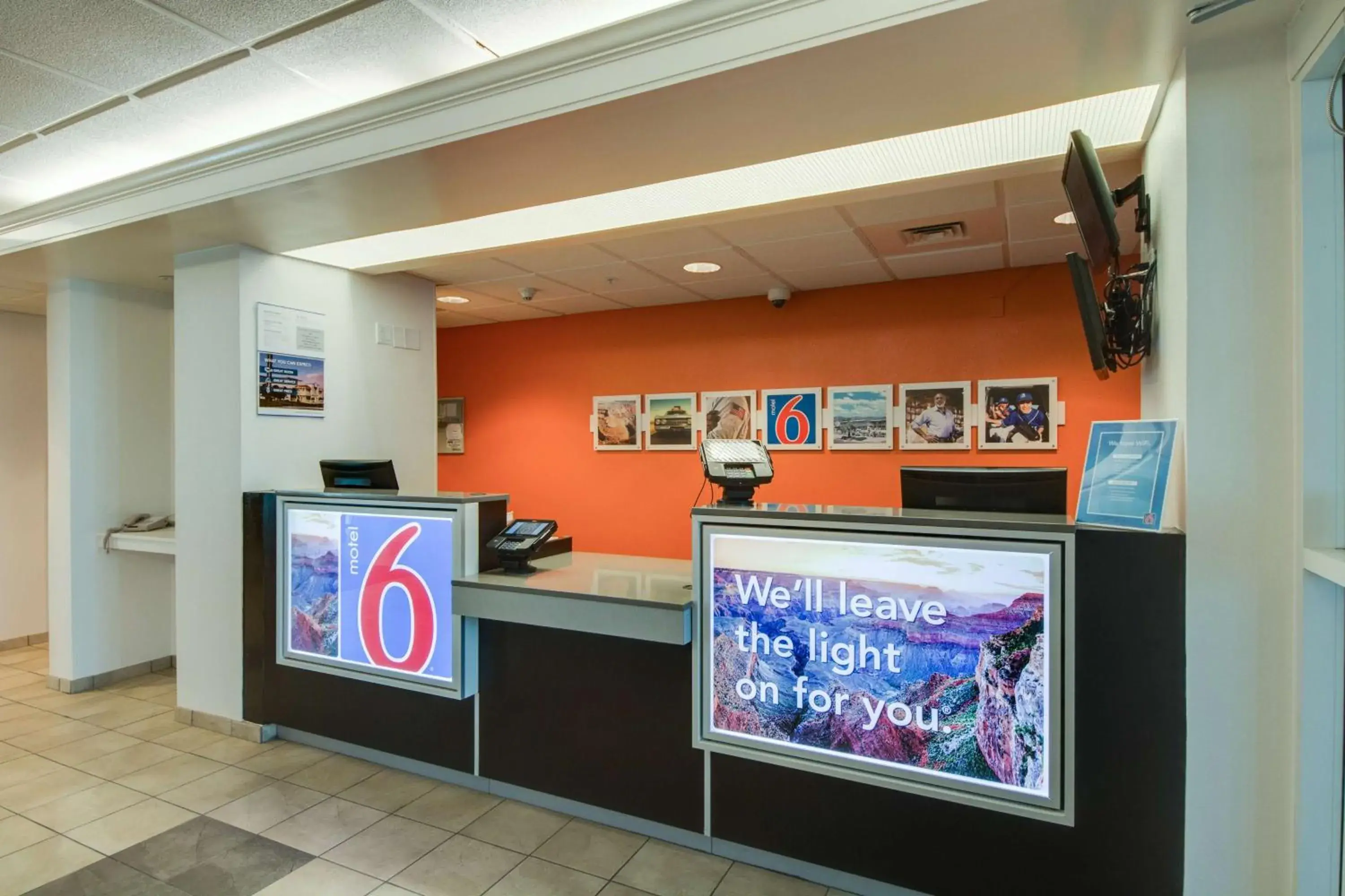 Lobby or reception in Motel 6-Brownsville, TX Lobby or reception in Motel 6-Brownsville, TX