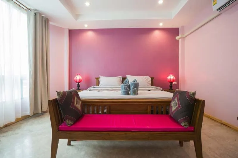 Bed in Sri Anan Pura Hotel