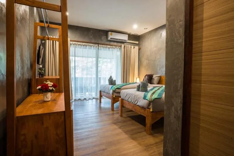 Bed in Sri Anan Pura Hotel