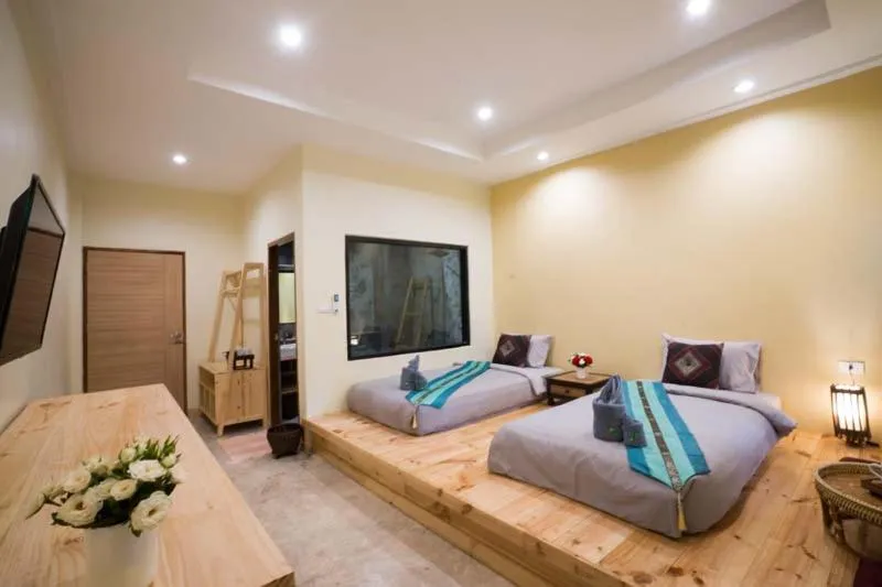 Bed in Sri Anan Pura Hotel