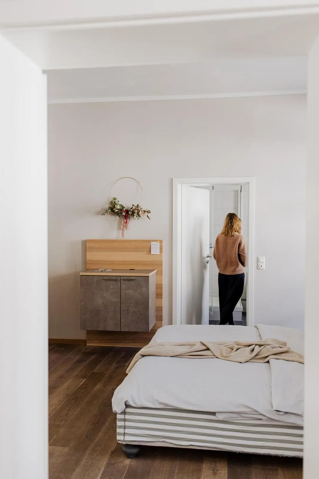 Decorative detail, Bed in Hotel Stadthaus