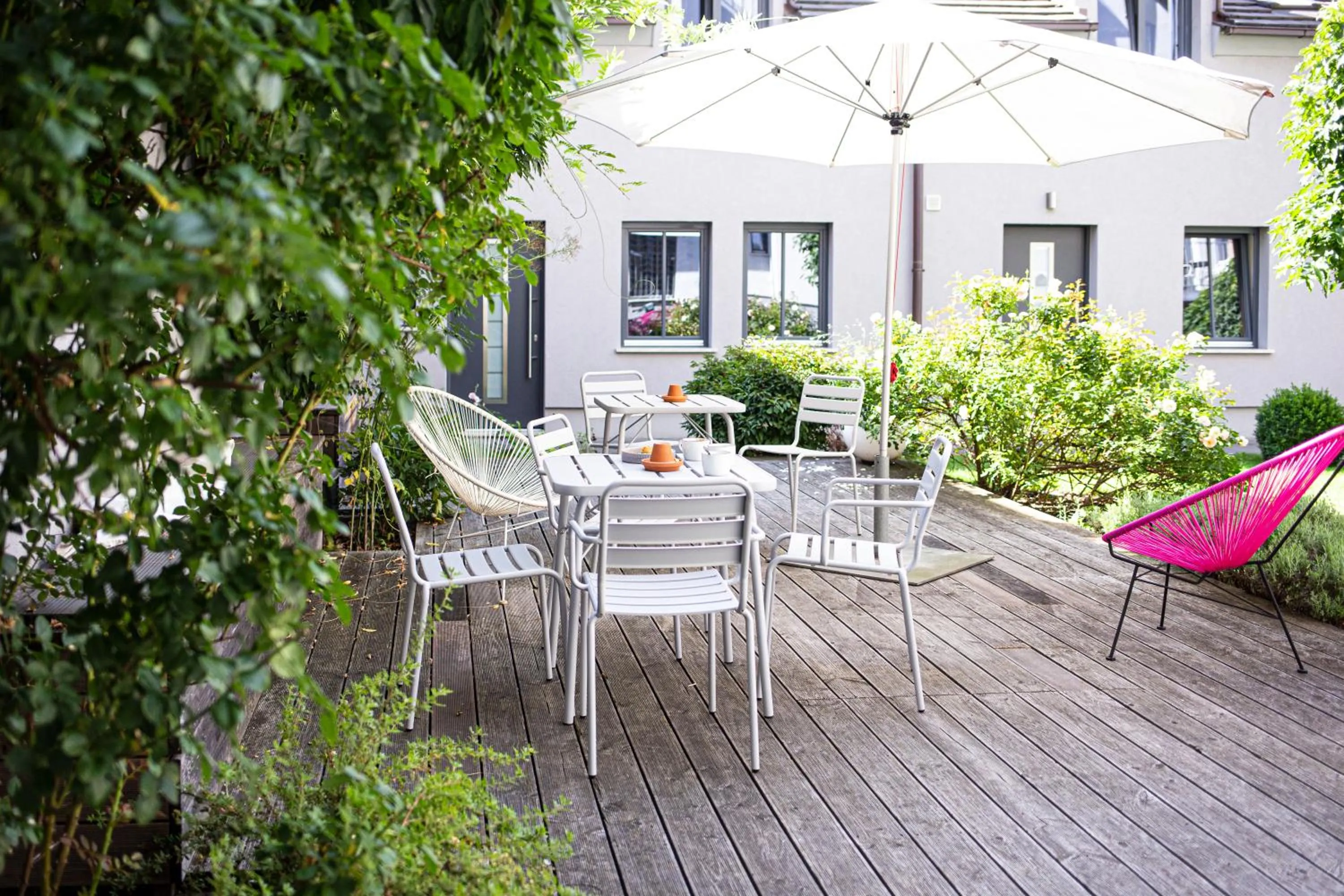 Patio in Hotel Stadthaus