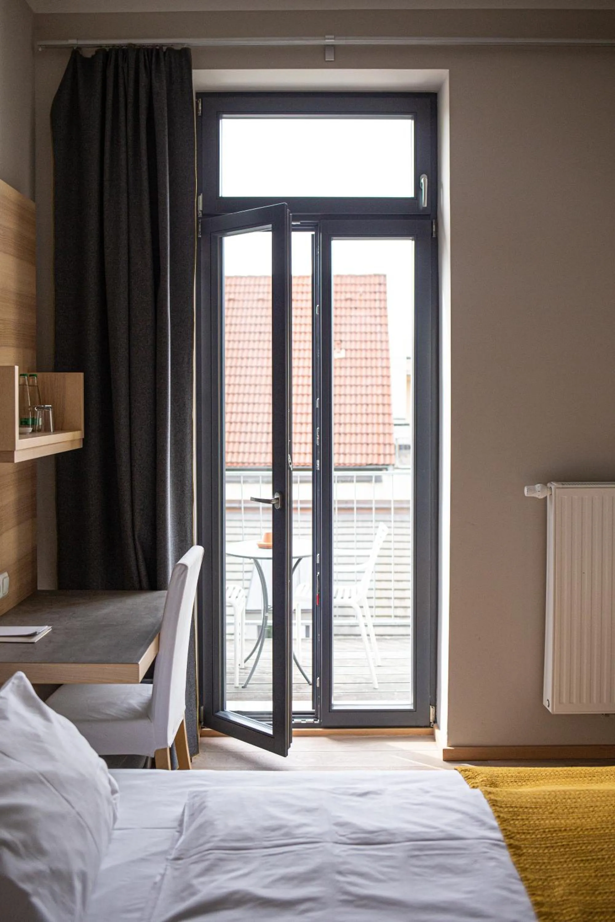 Balcony/Terrace, Bed in Hotel Stadthaus