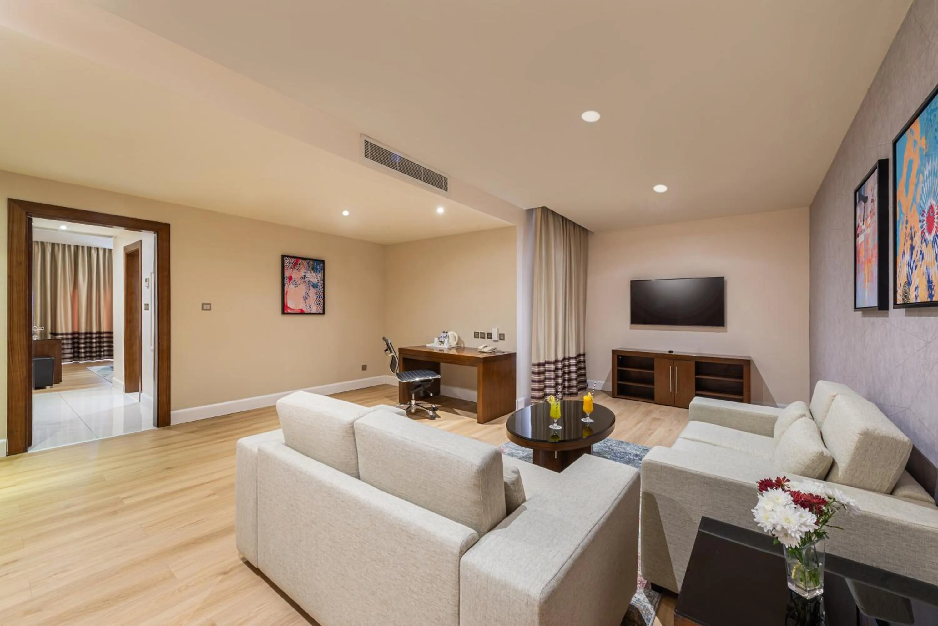 TV and multimedia in Novotel Suites Riyadh Olaya