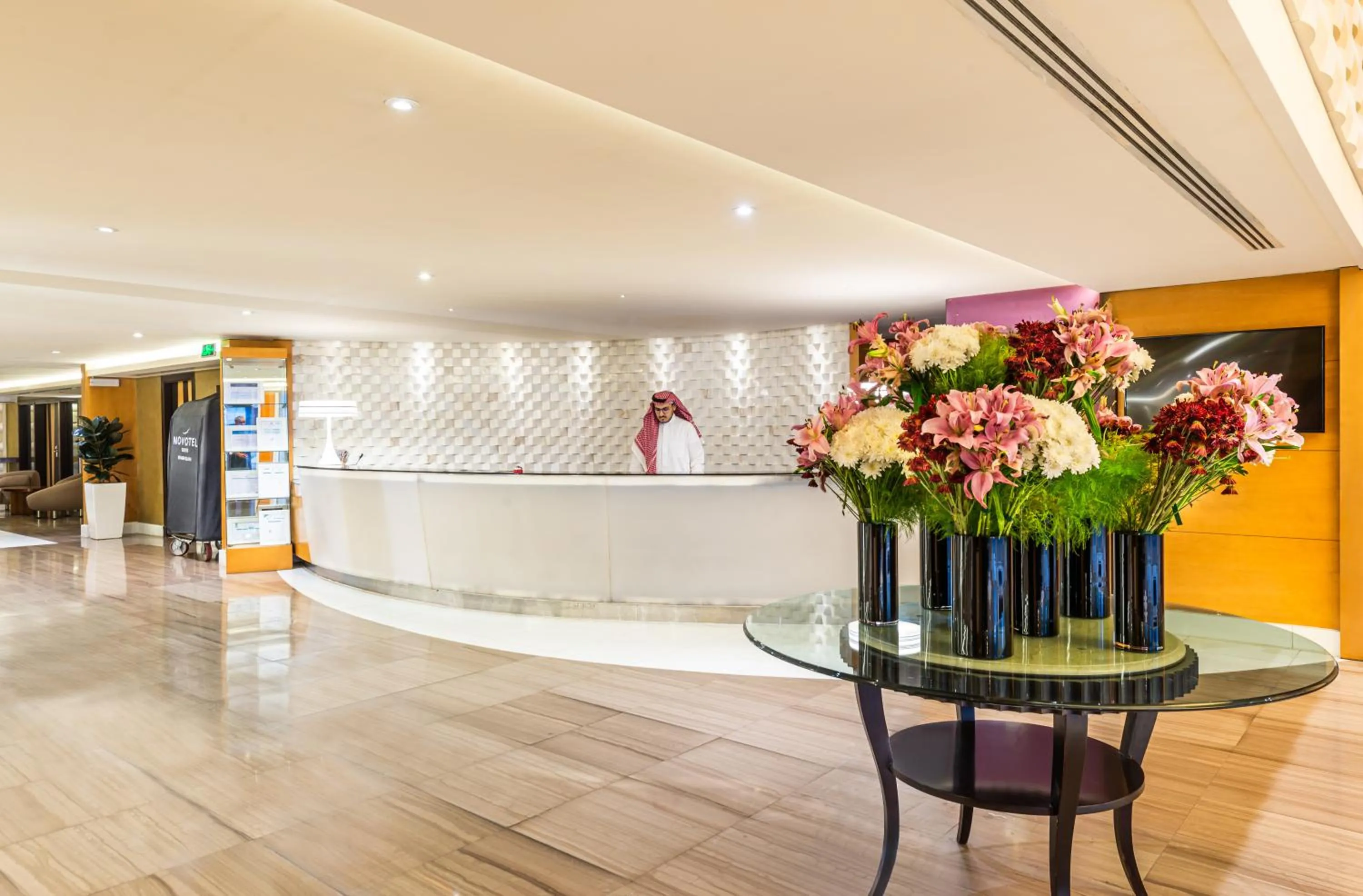 Lobby or reception in Novotel Suites Riyadh Olaya