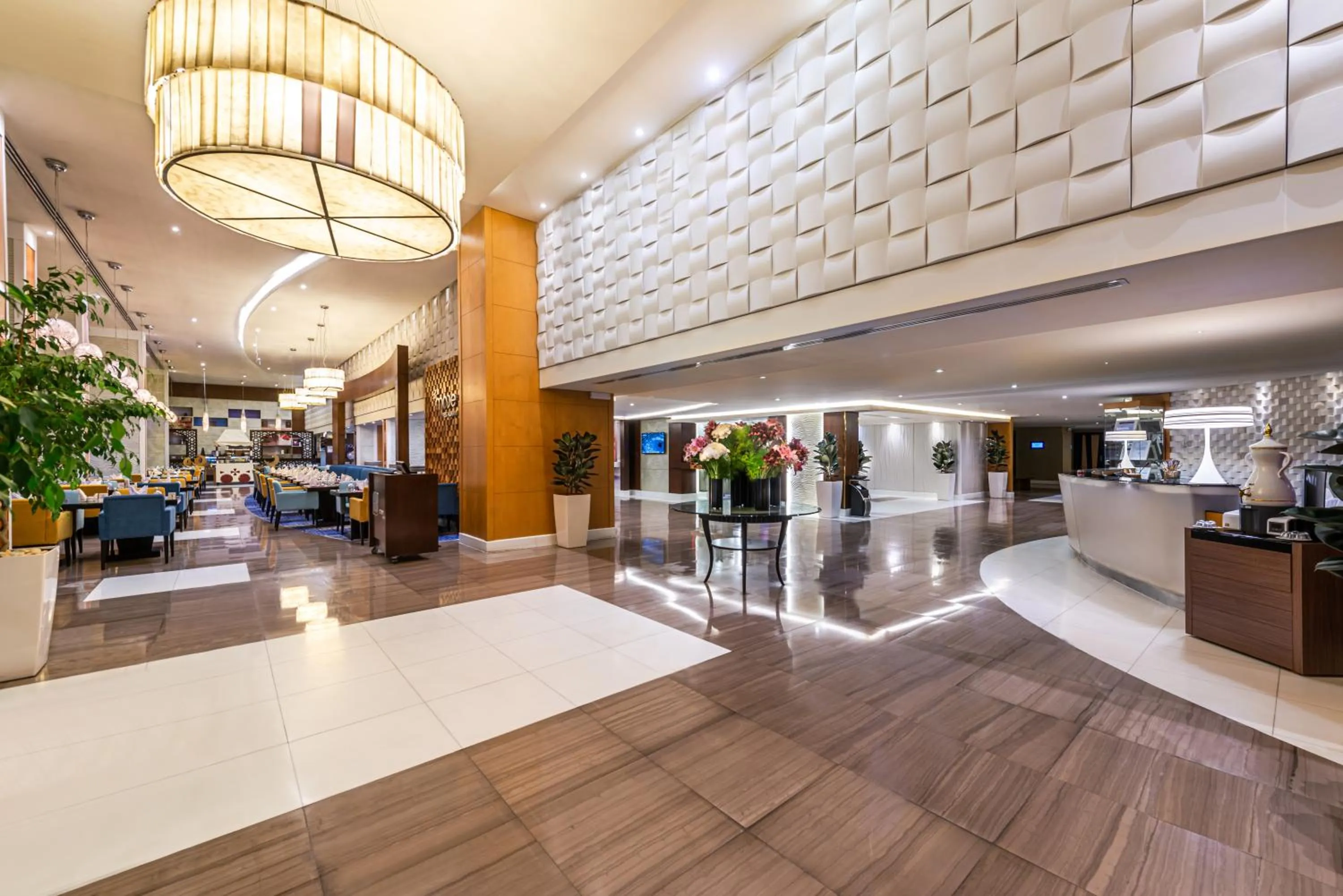 Lobby or reception in Novotel Suites Riyadh Olaya