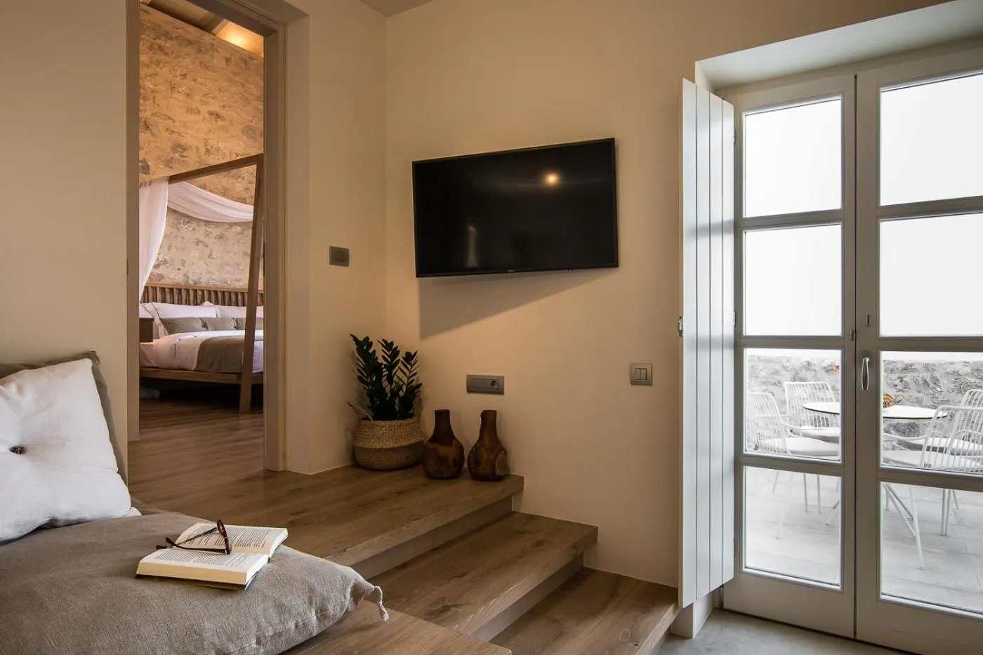 Bed in BASSA MAINA Villas & Suites