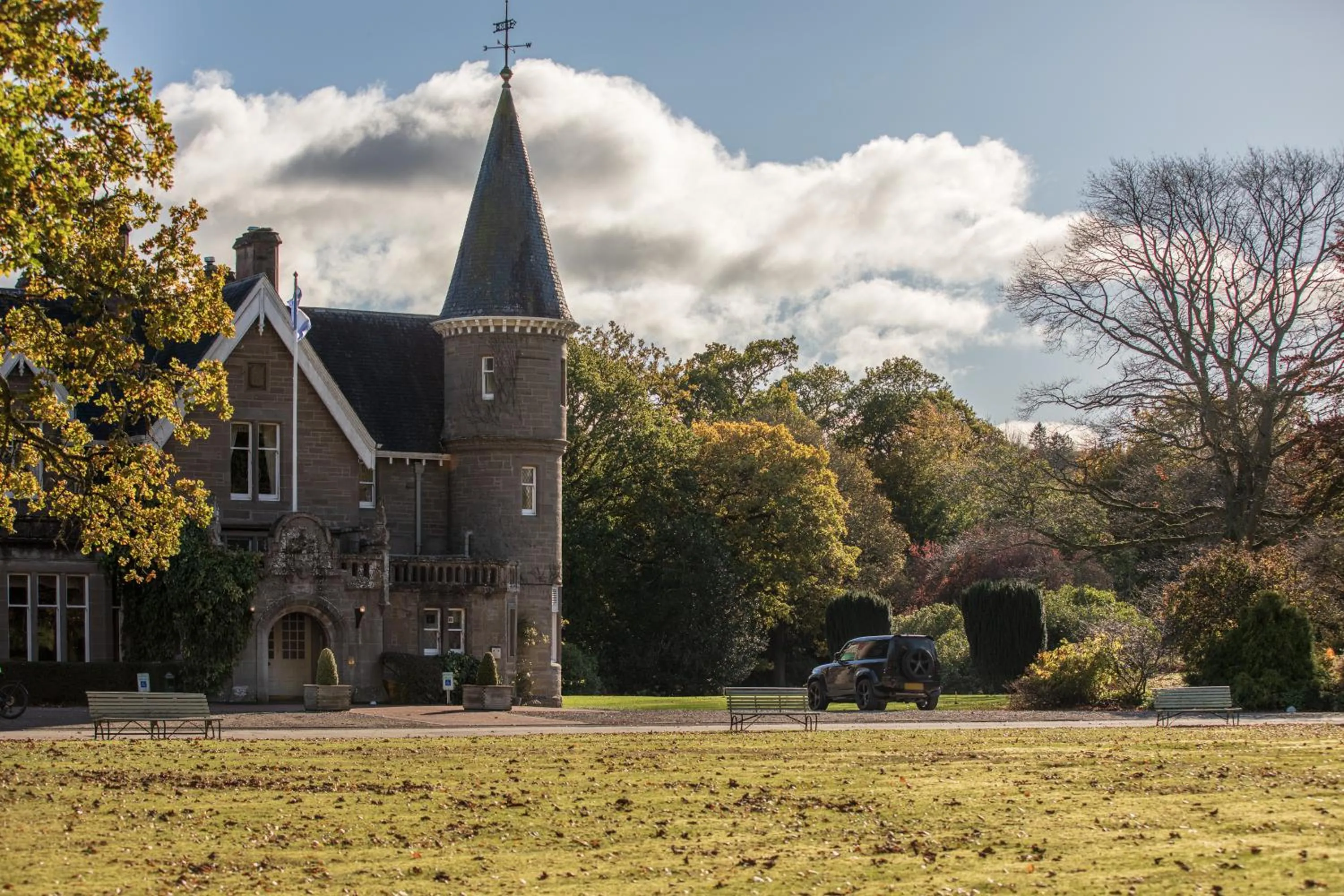 Garden in Ballathie House Hotel