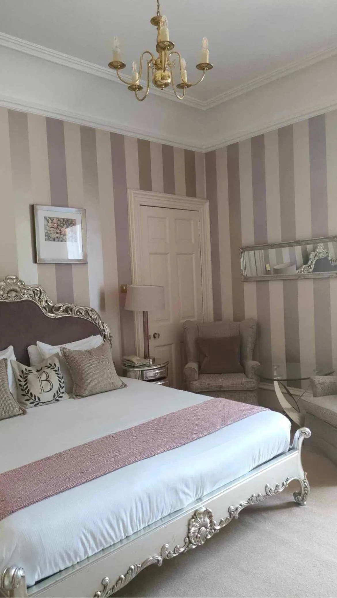 Bed in Ballathie House Hotel