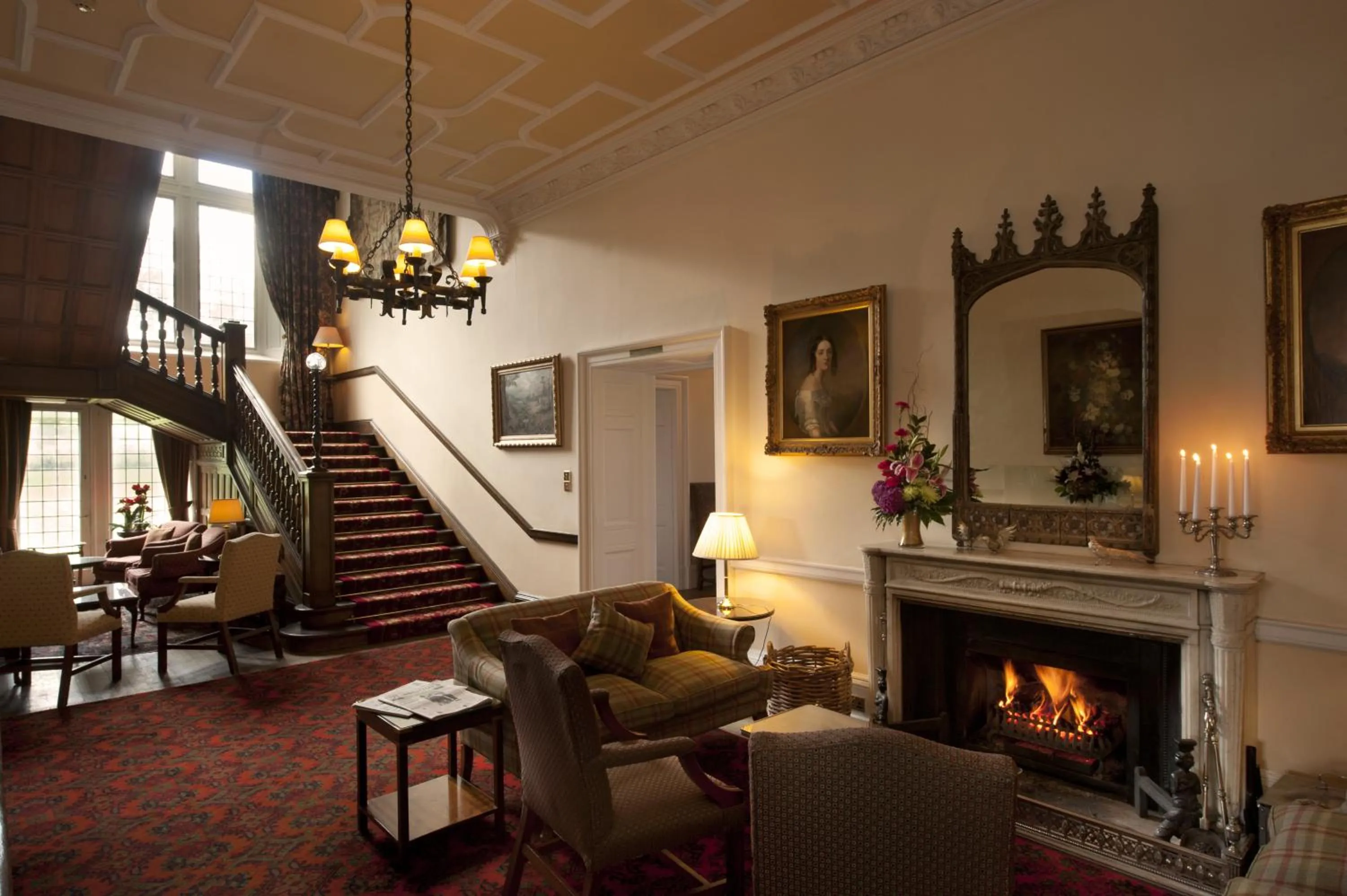 Lobby or reception in Ballathie House Hotel