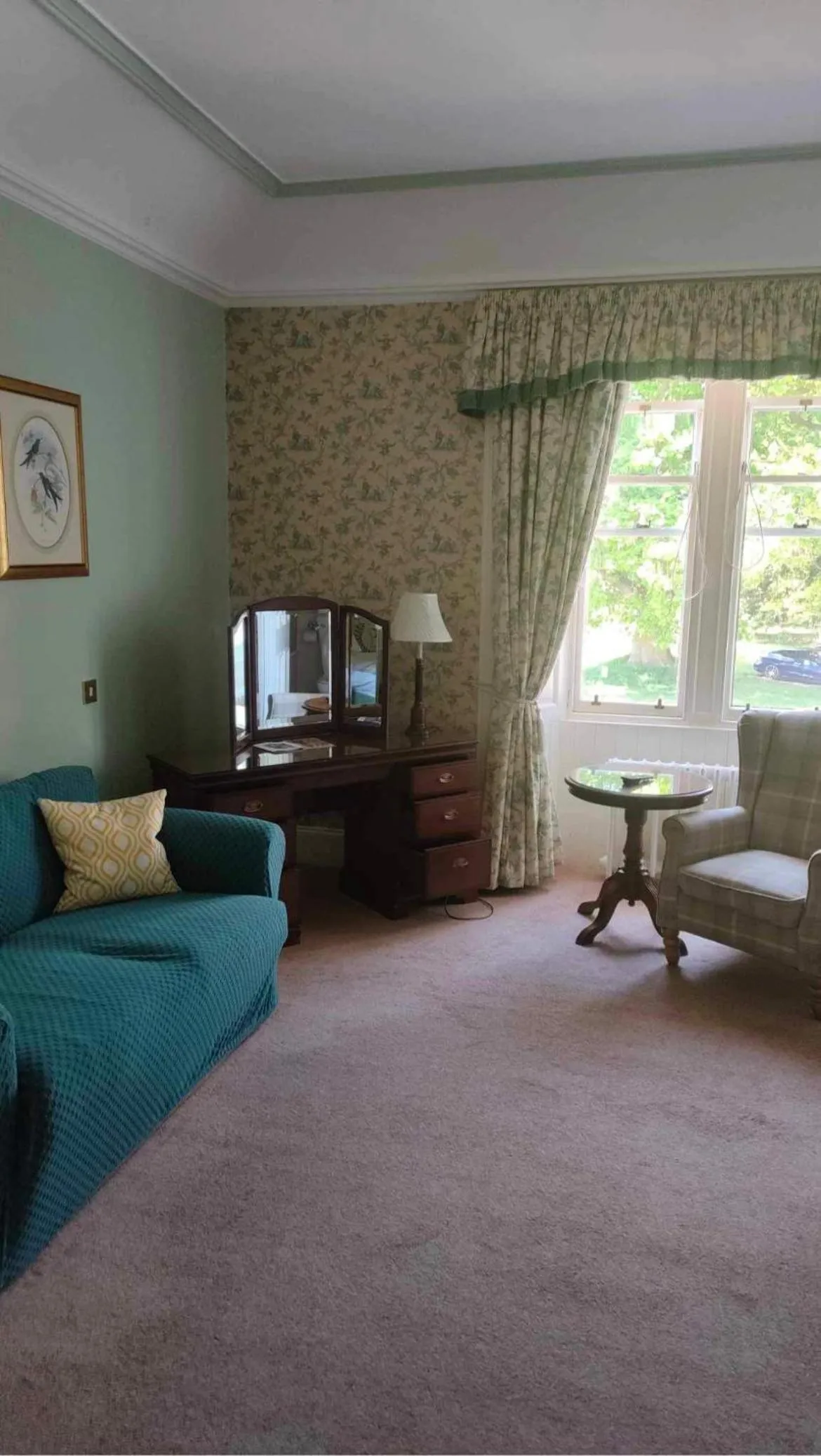 Seating area in Ballathie House Hotel