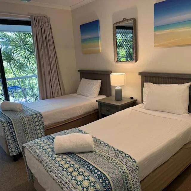 Bed in Noosa Keys Apartments