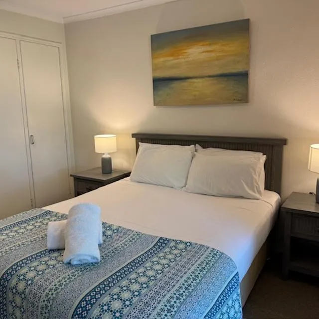 Bed in Noosa Keys Apartments
