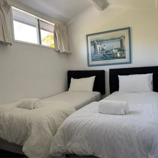 Bed in Noosa Keys Apartments