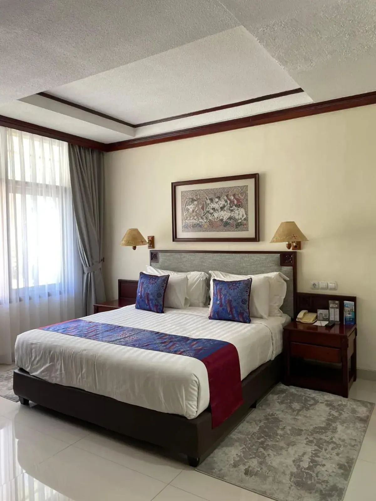 Bed in Kusuma Sahid Prince Hotel Solo Bed in Kusuma Sahid Prince Hotel Solo