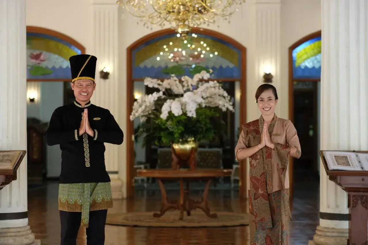 Lobby or reception in Kusuma Sahid Prince Hotel Solo Lobby or reception in Kusuma Sahid Prince Hotel Solo