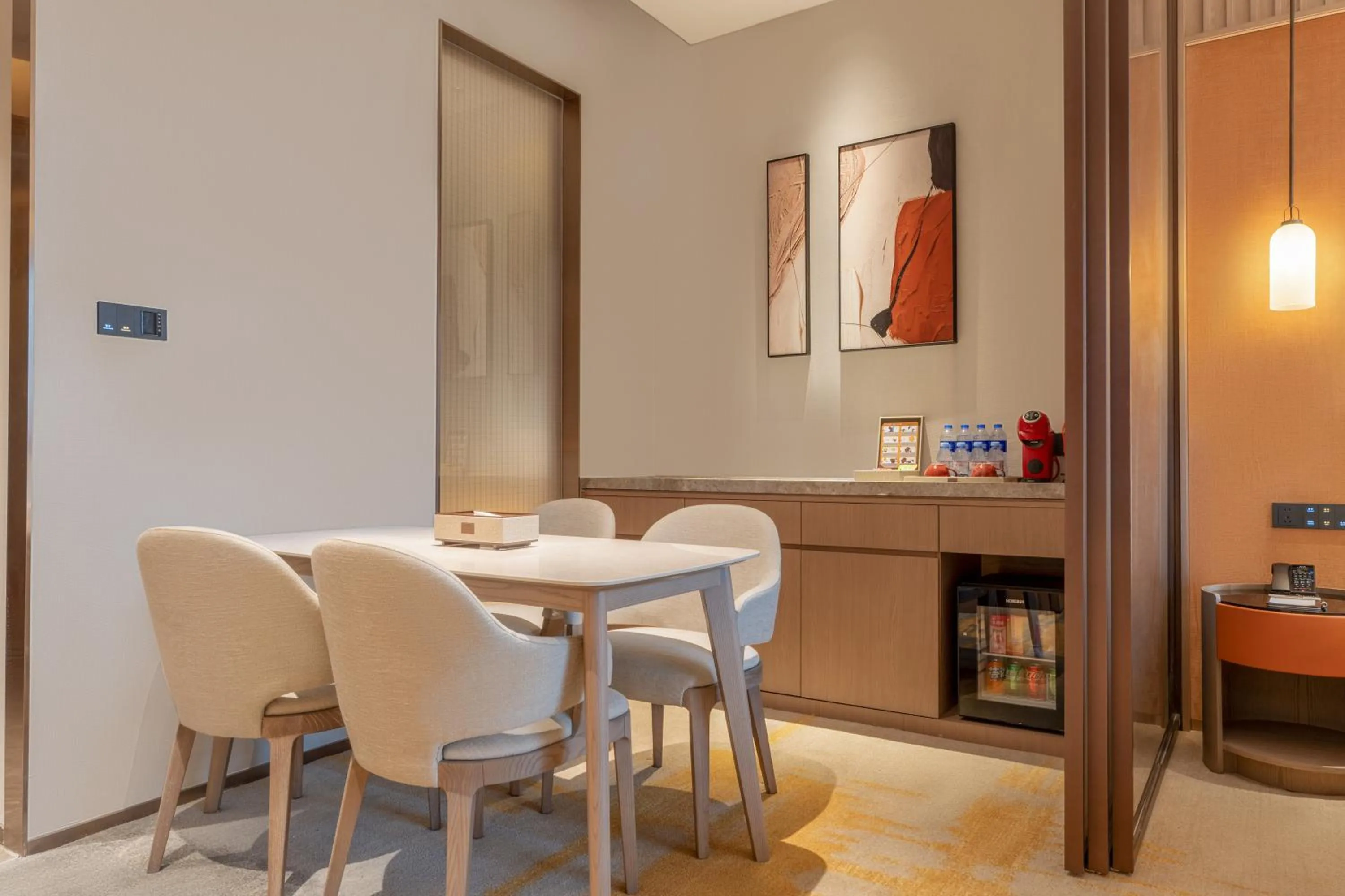 Living room in Suzhou Tongli Lake View Hotel