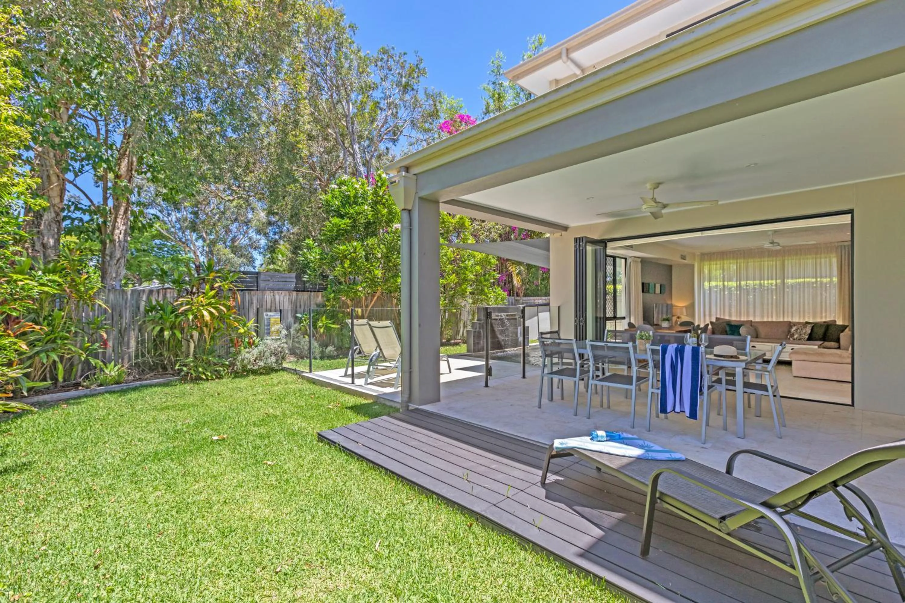 Patio in Noosa Village River Resort