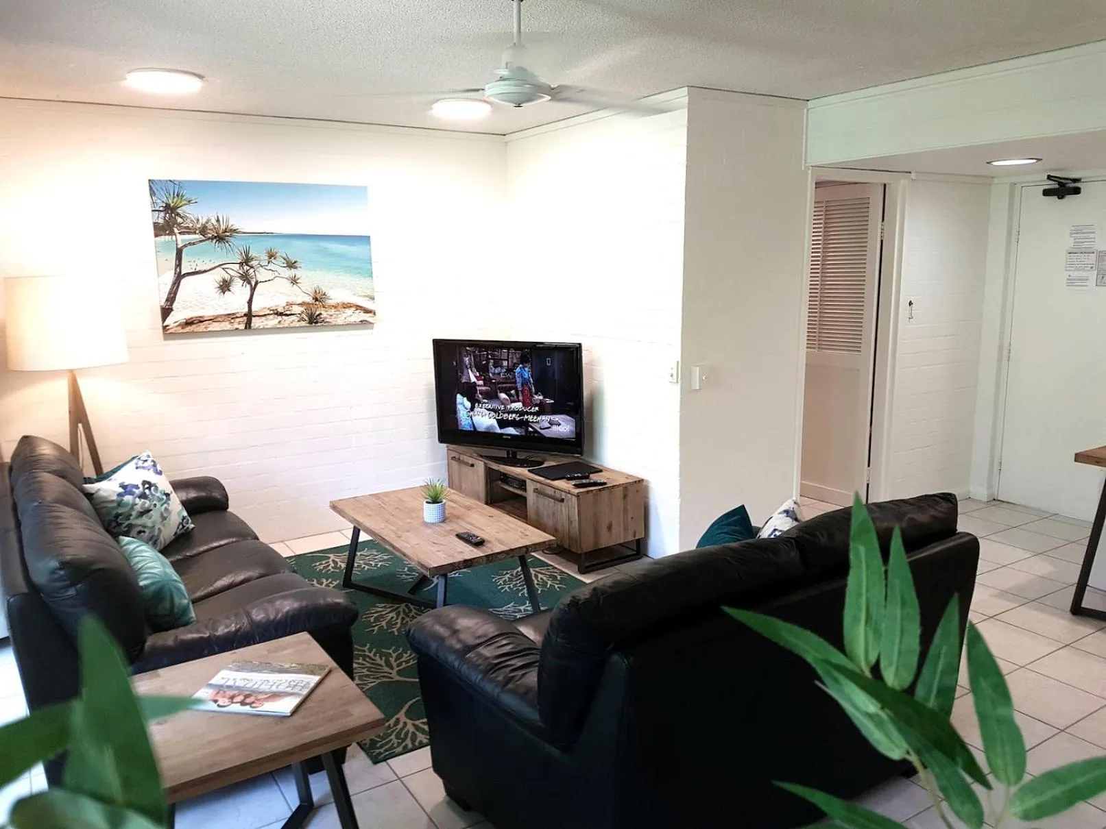Living room in Noosa Village River Resort