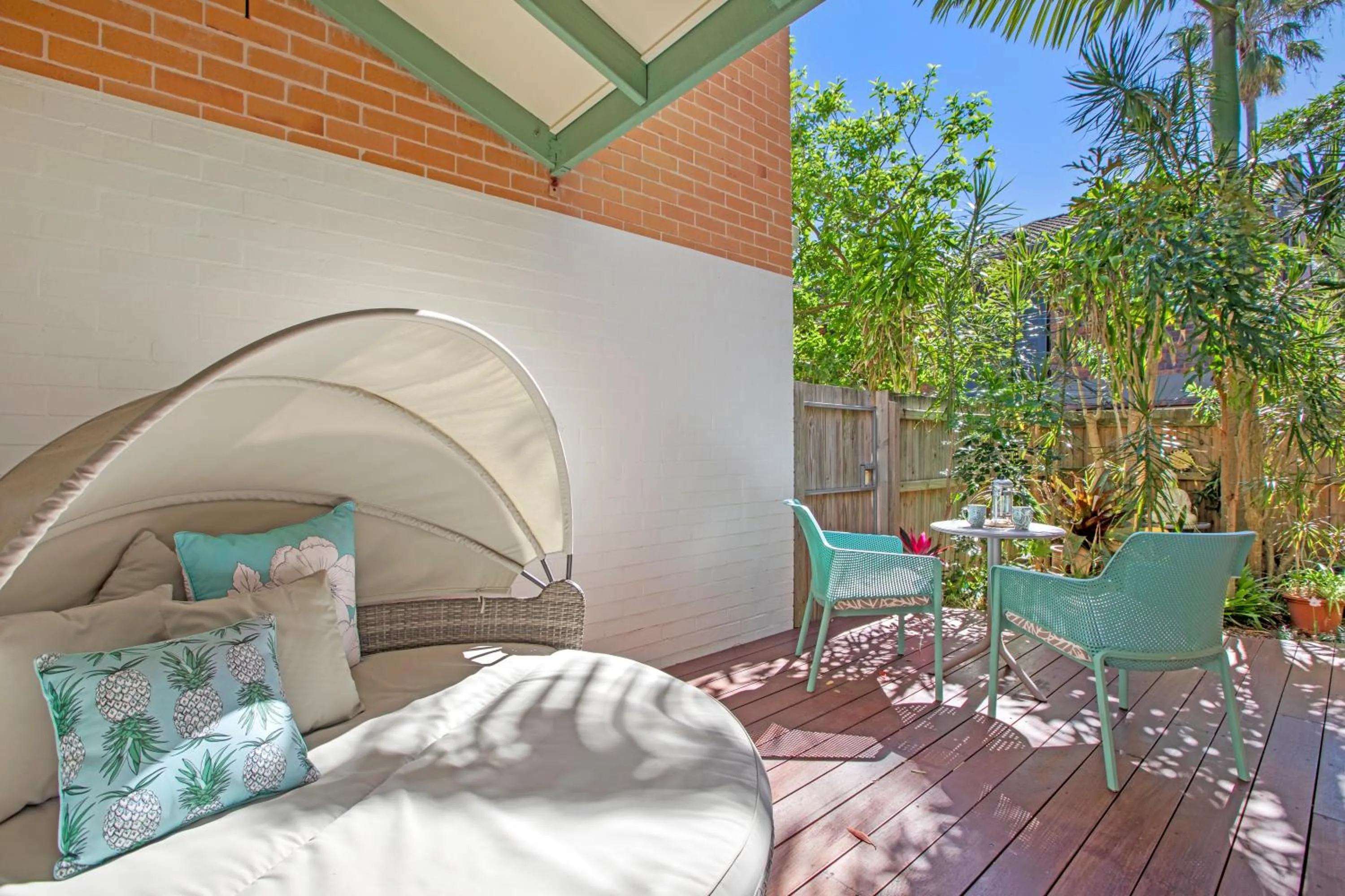 Patio in Noosa Village River Resort