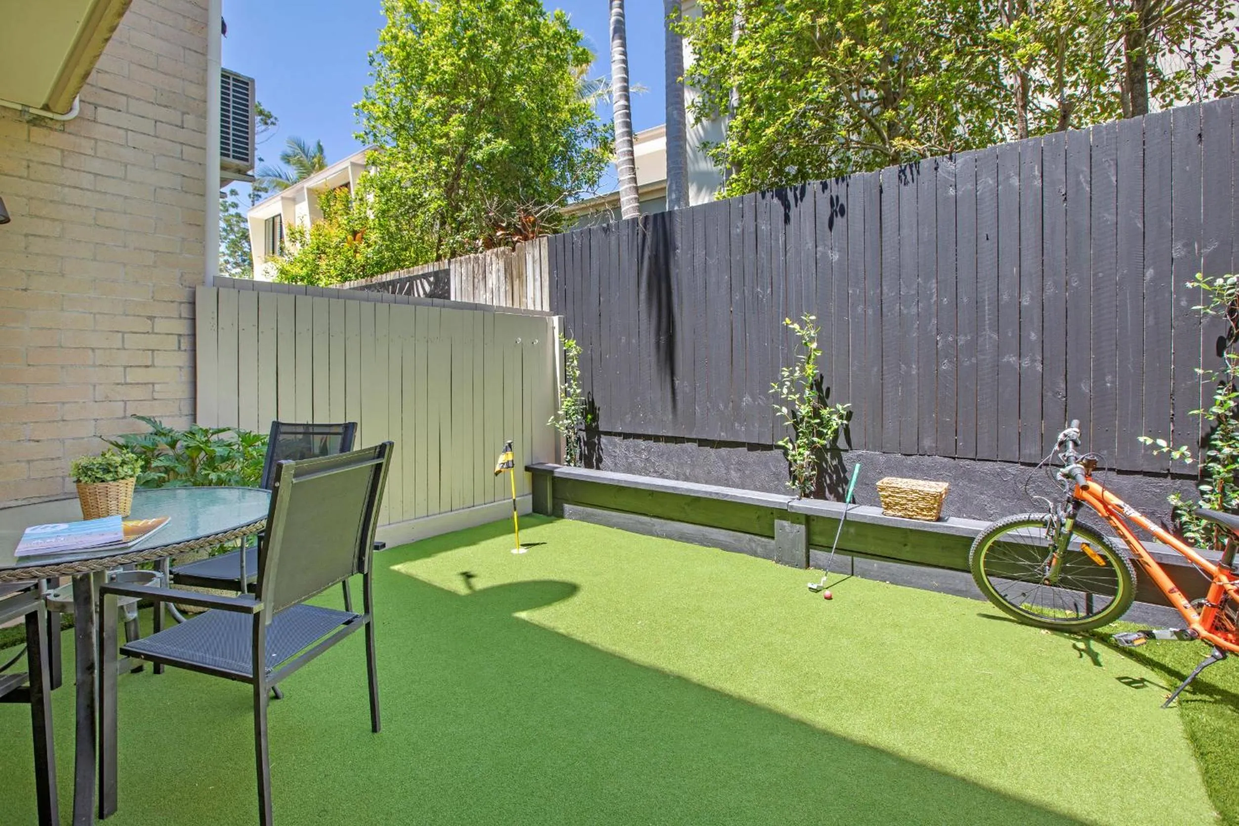 Patio in Noosa Village River Resort