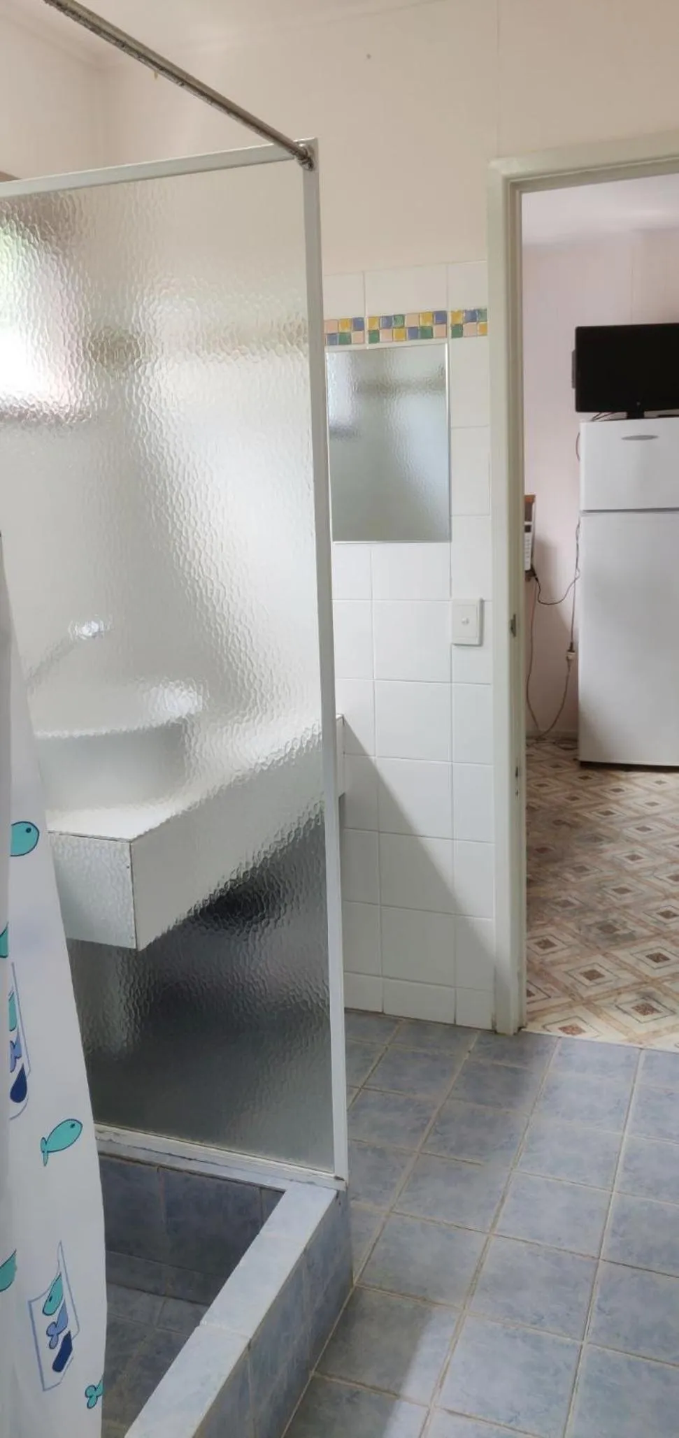 Bathroom in Bush Village Holiday Cabins