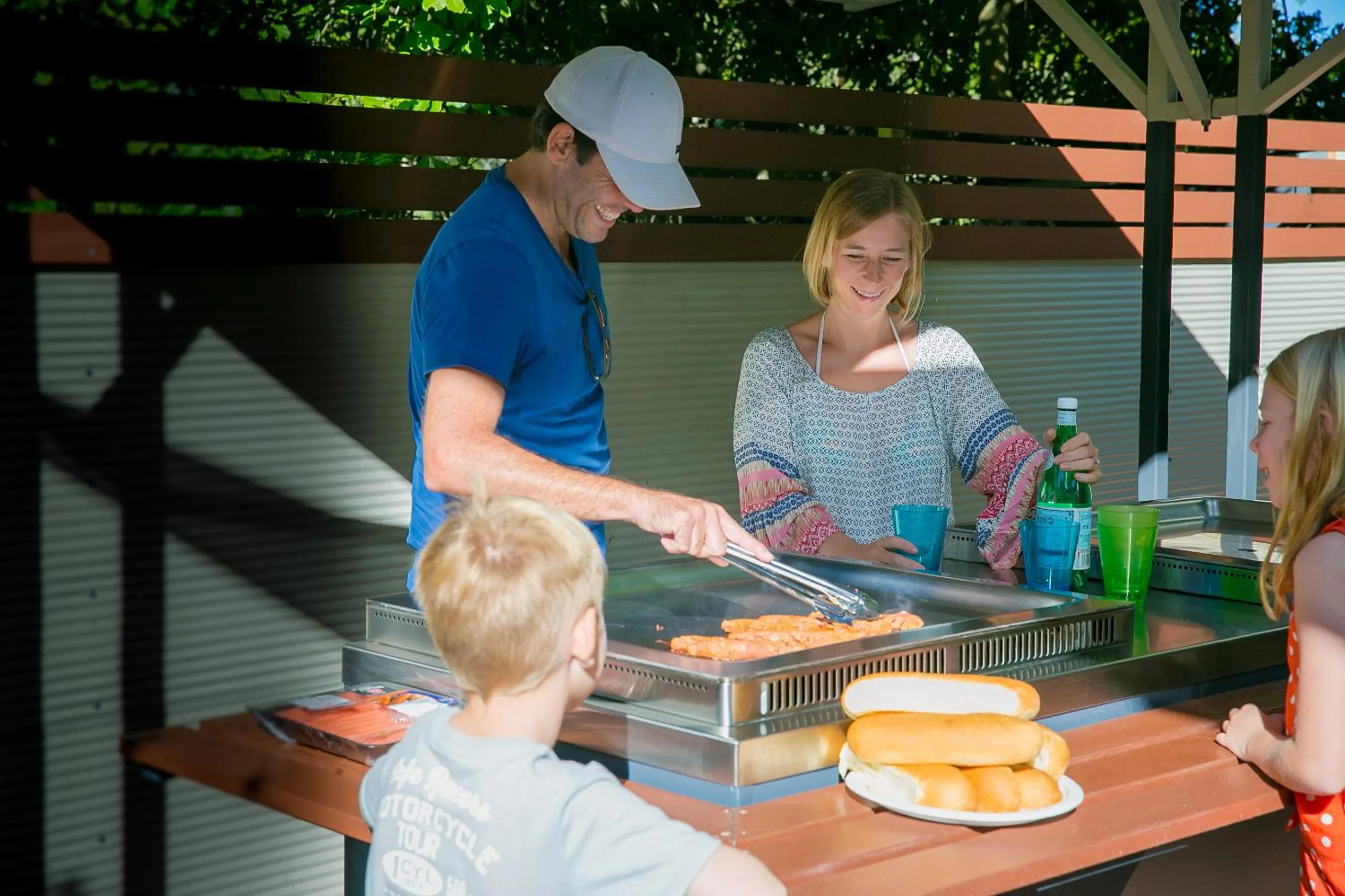 BBQ facilities in Ocean Breeze Resort