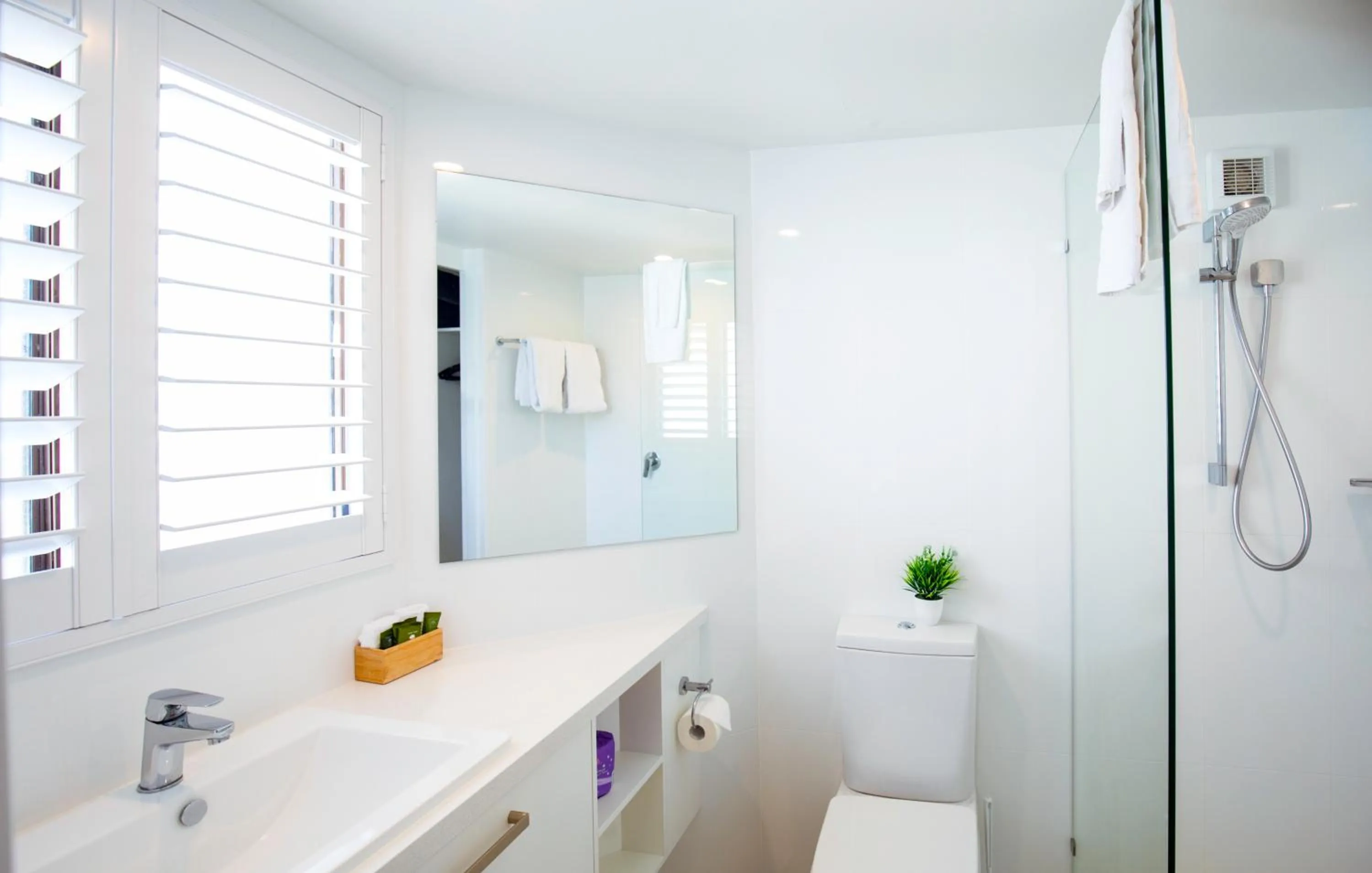 Shower in Ocean Breeze Resort