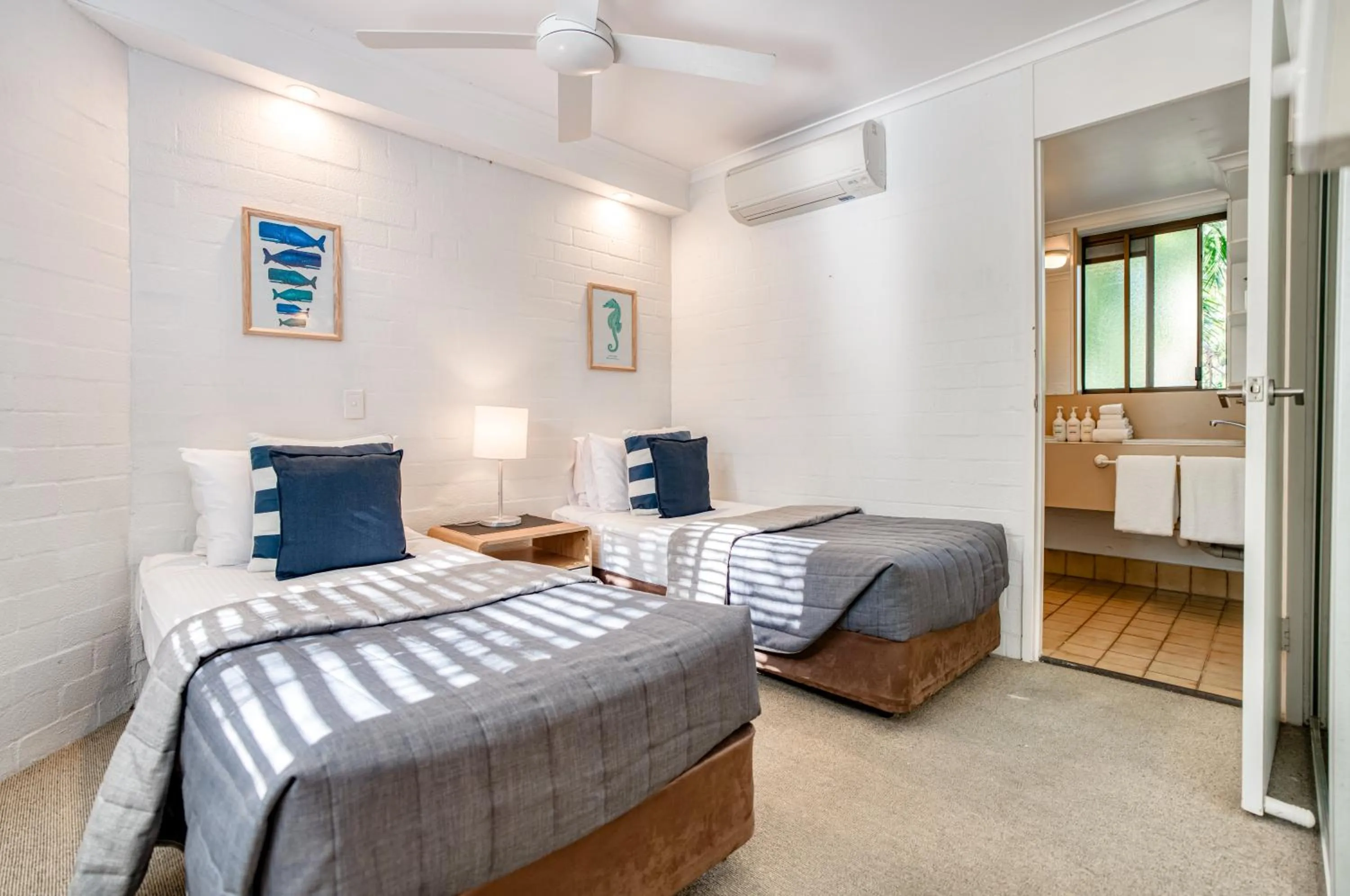 Bed in Ocean Breeze Resort