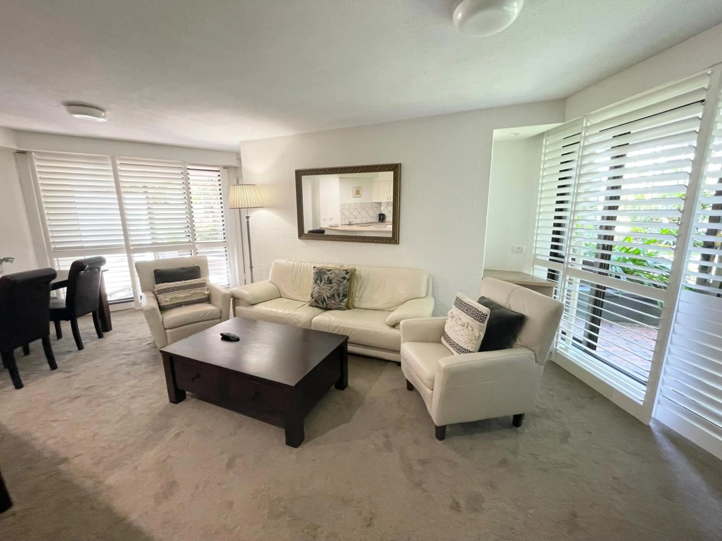 Living room in Ocean Breeze Resort