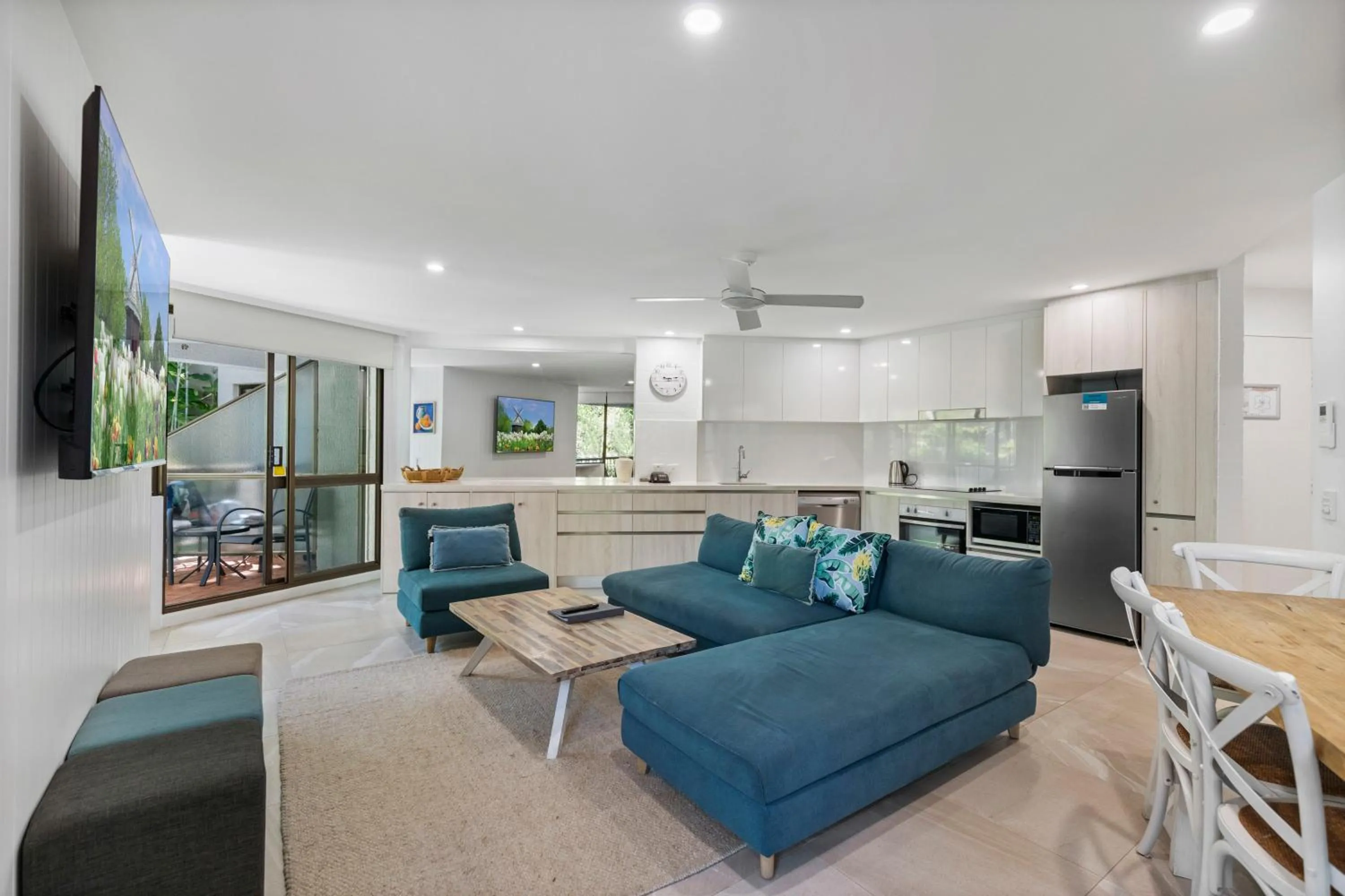 Living room in Ocean Breeze Resort