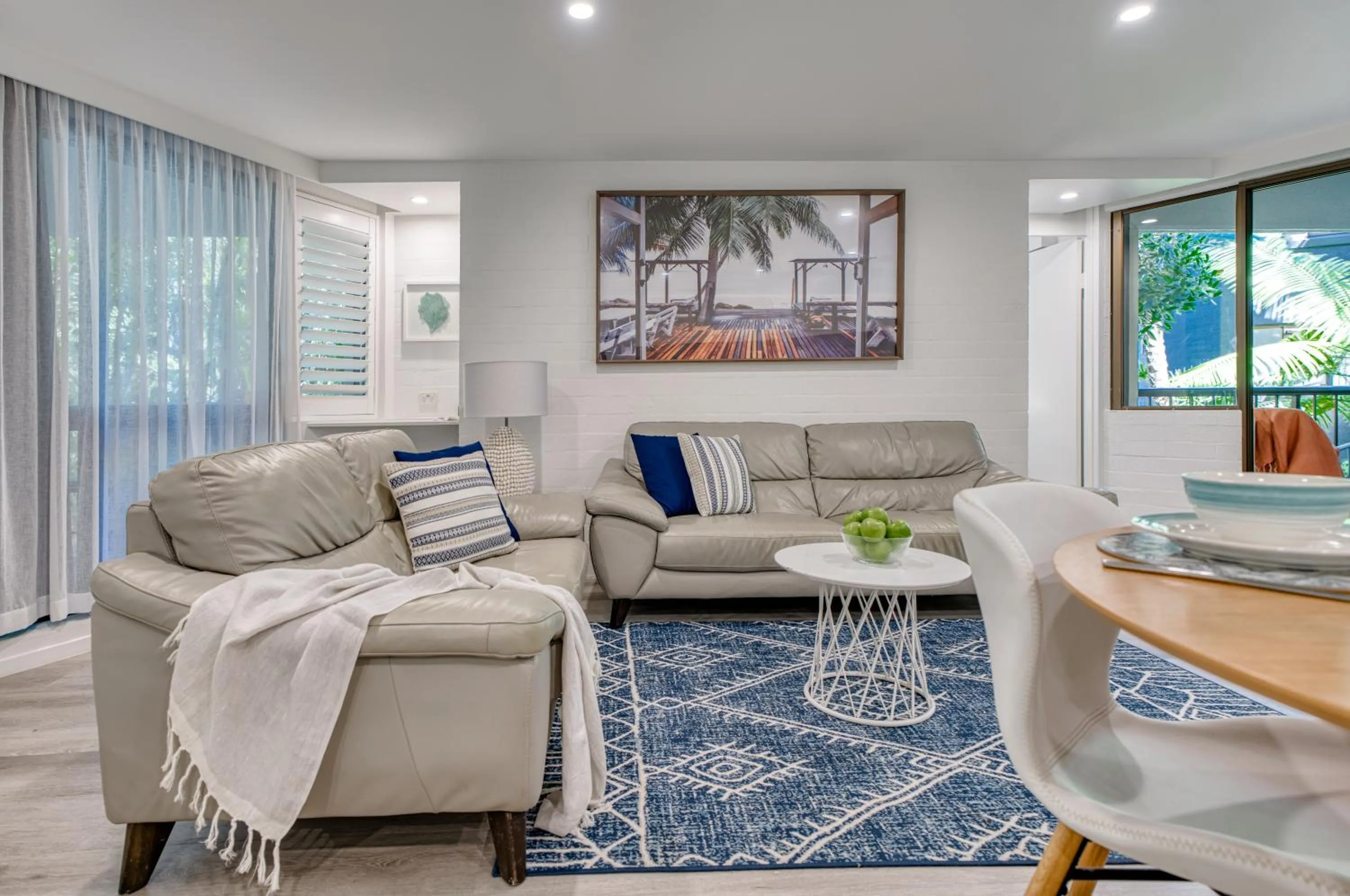 Living room in Ocean Breeze Resort