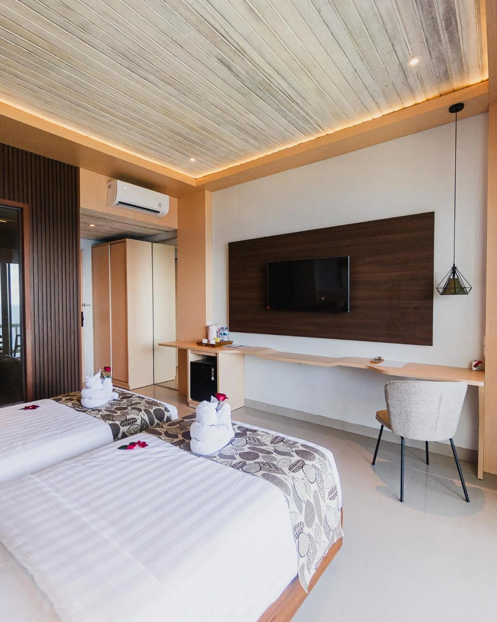 Bed in The Angkal Resort