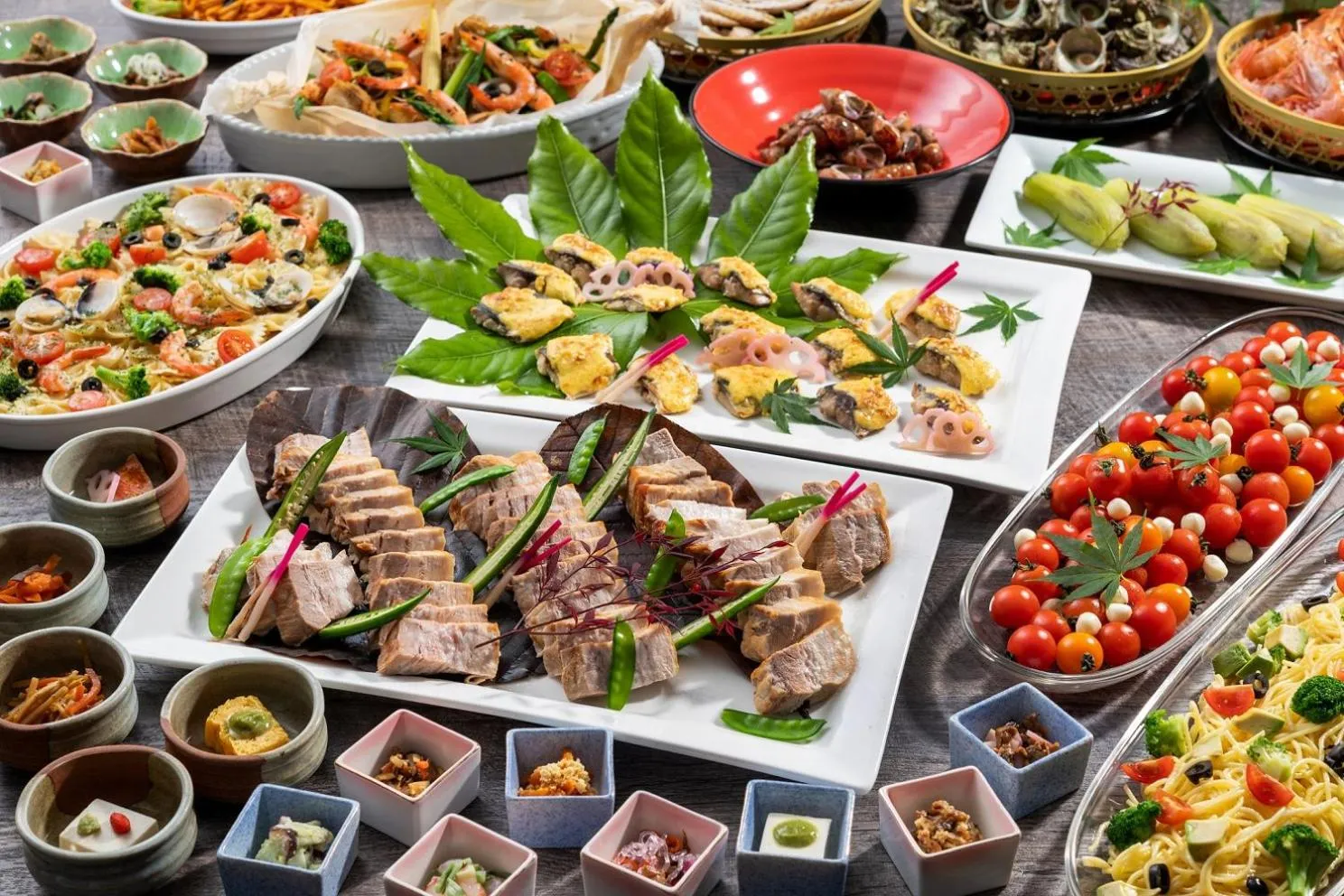 Buffet breakfast in Shirahama Ocean Resort