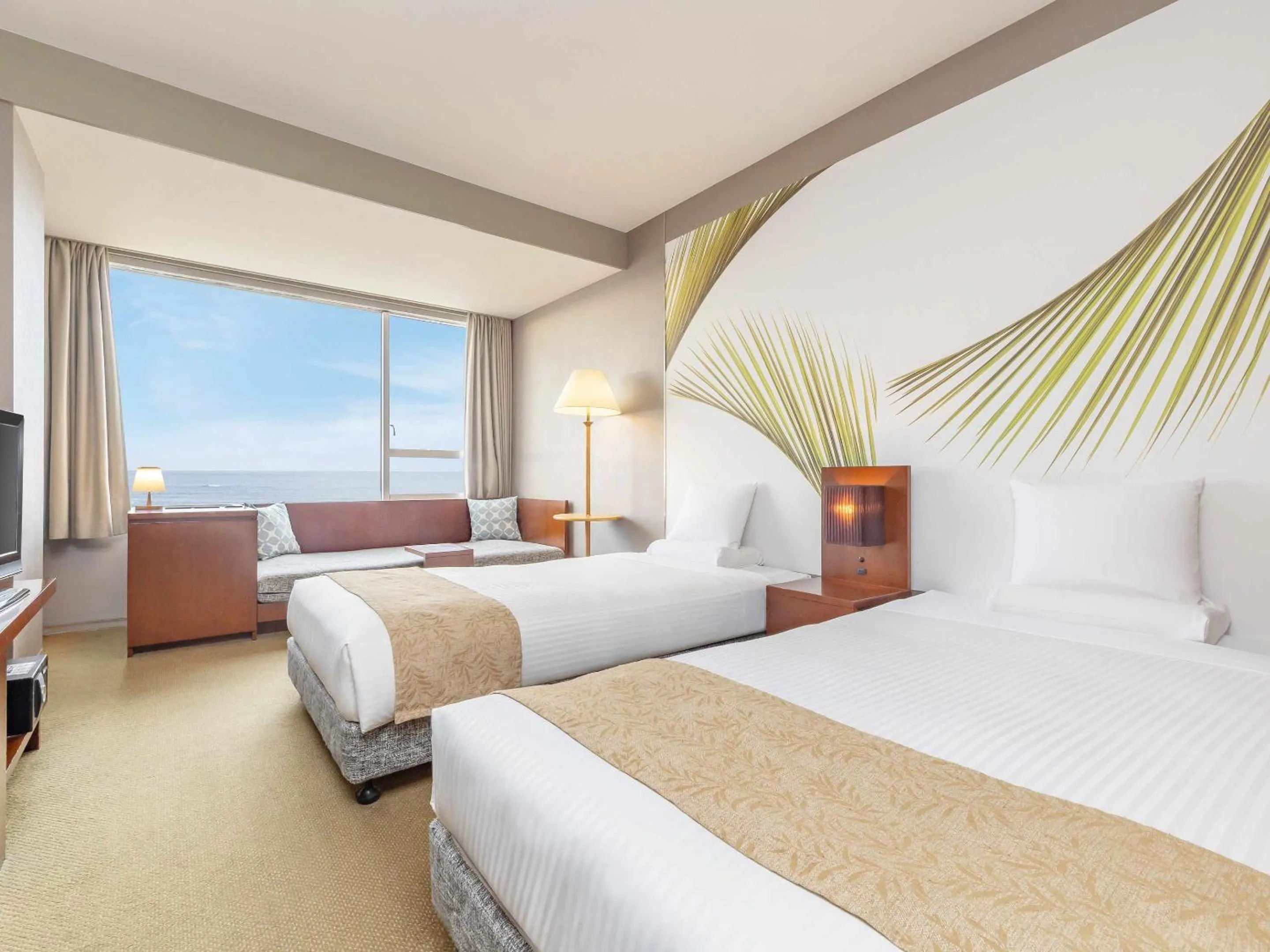 Bed in Shirahama Ocean Resort