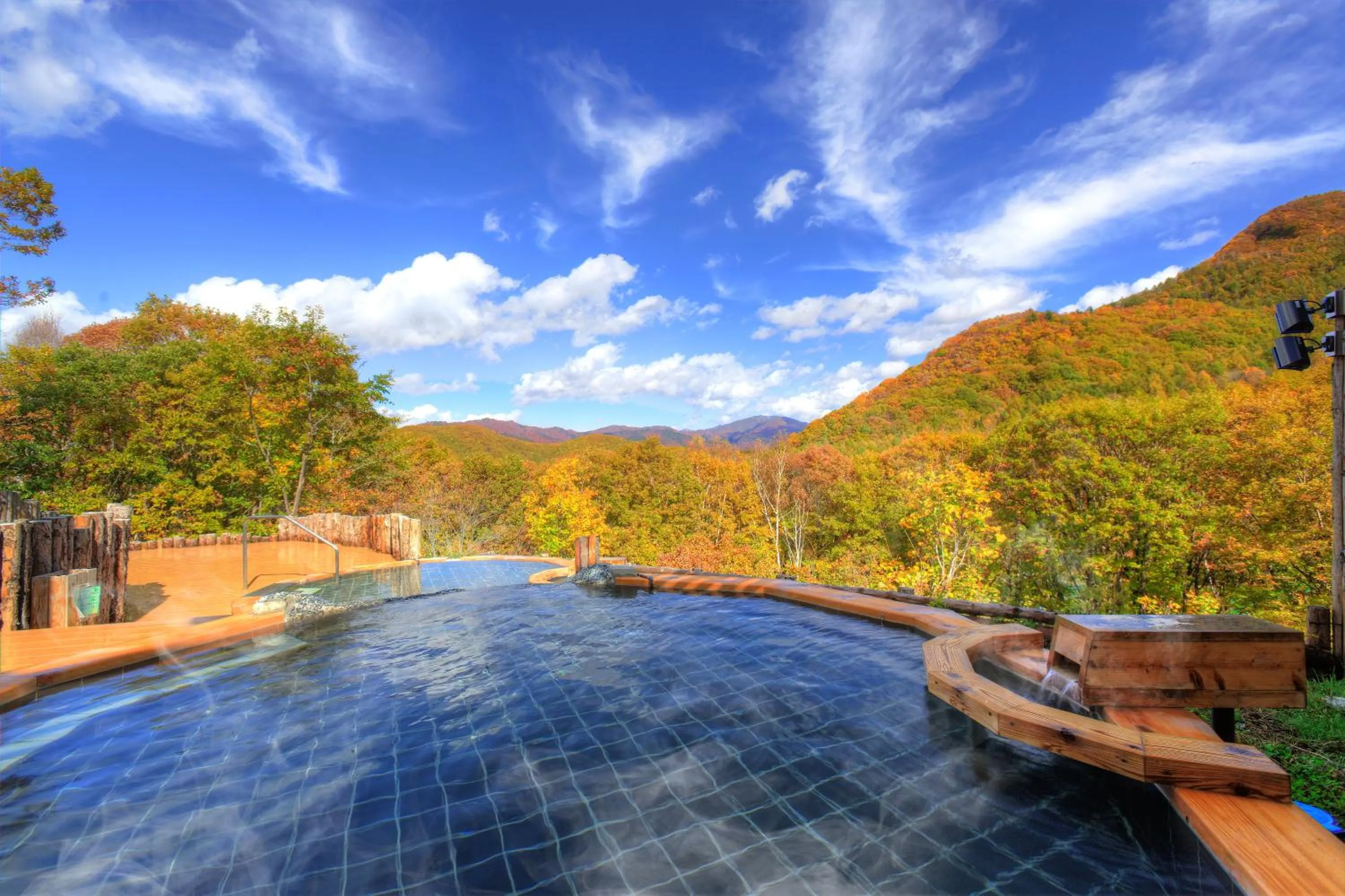 Hot Spring Bath in Minakami Kogen Hotel 200