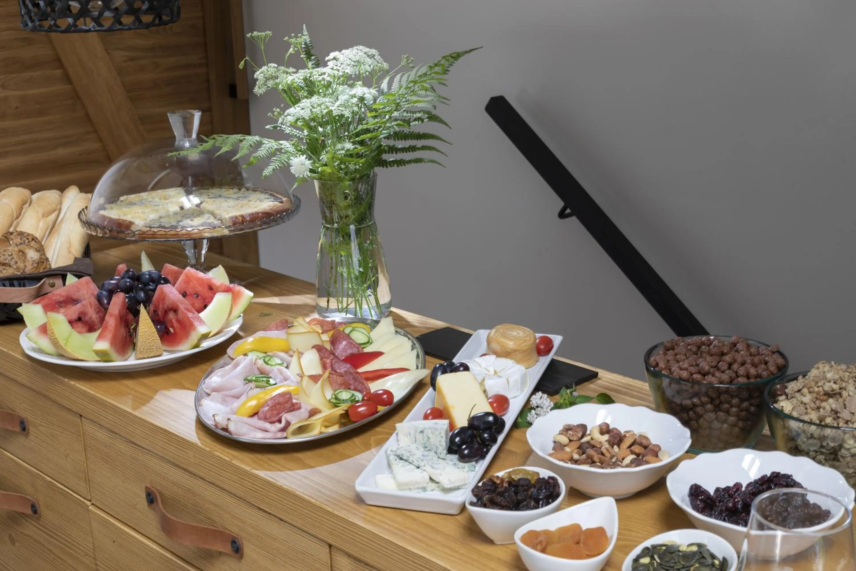 Continental breakfast in Penzion Skaličí