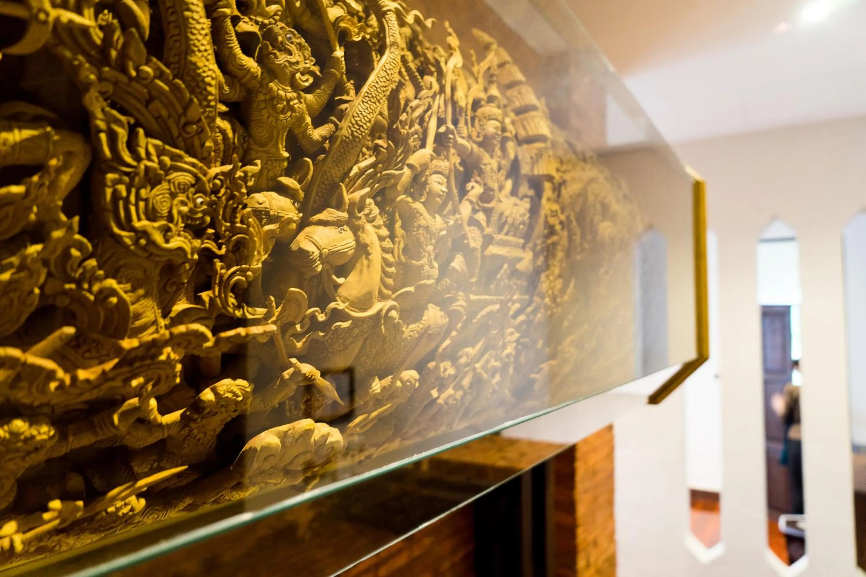 Decorative detail in Shinnabhura Historic Boutique Hotel