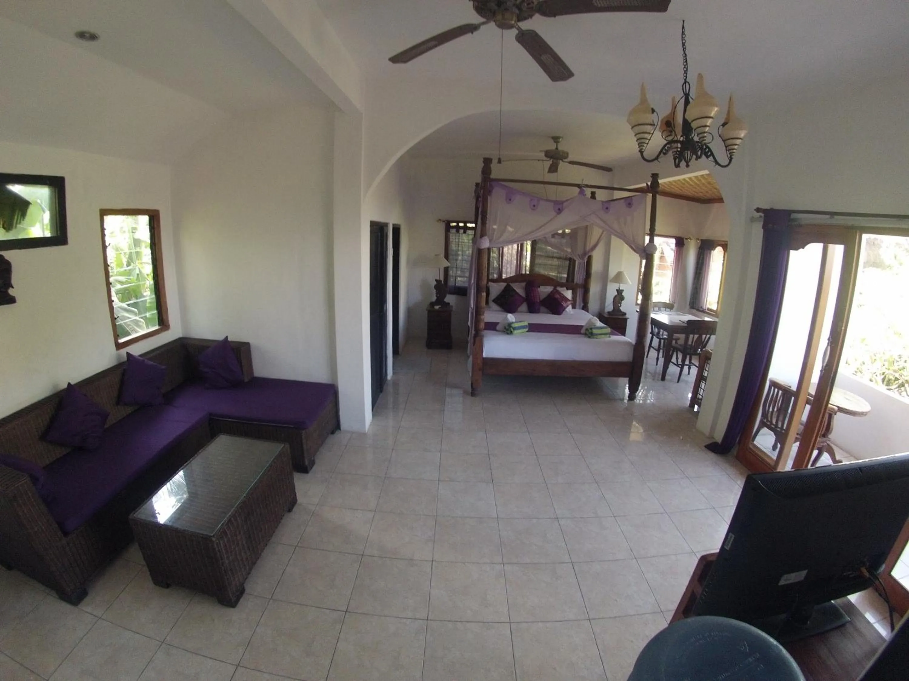 Photo of the whole room, Bed in Puri Oka Beach Bungalows
