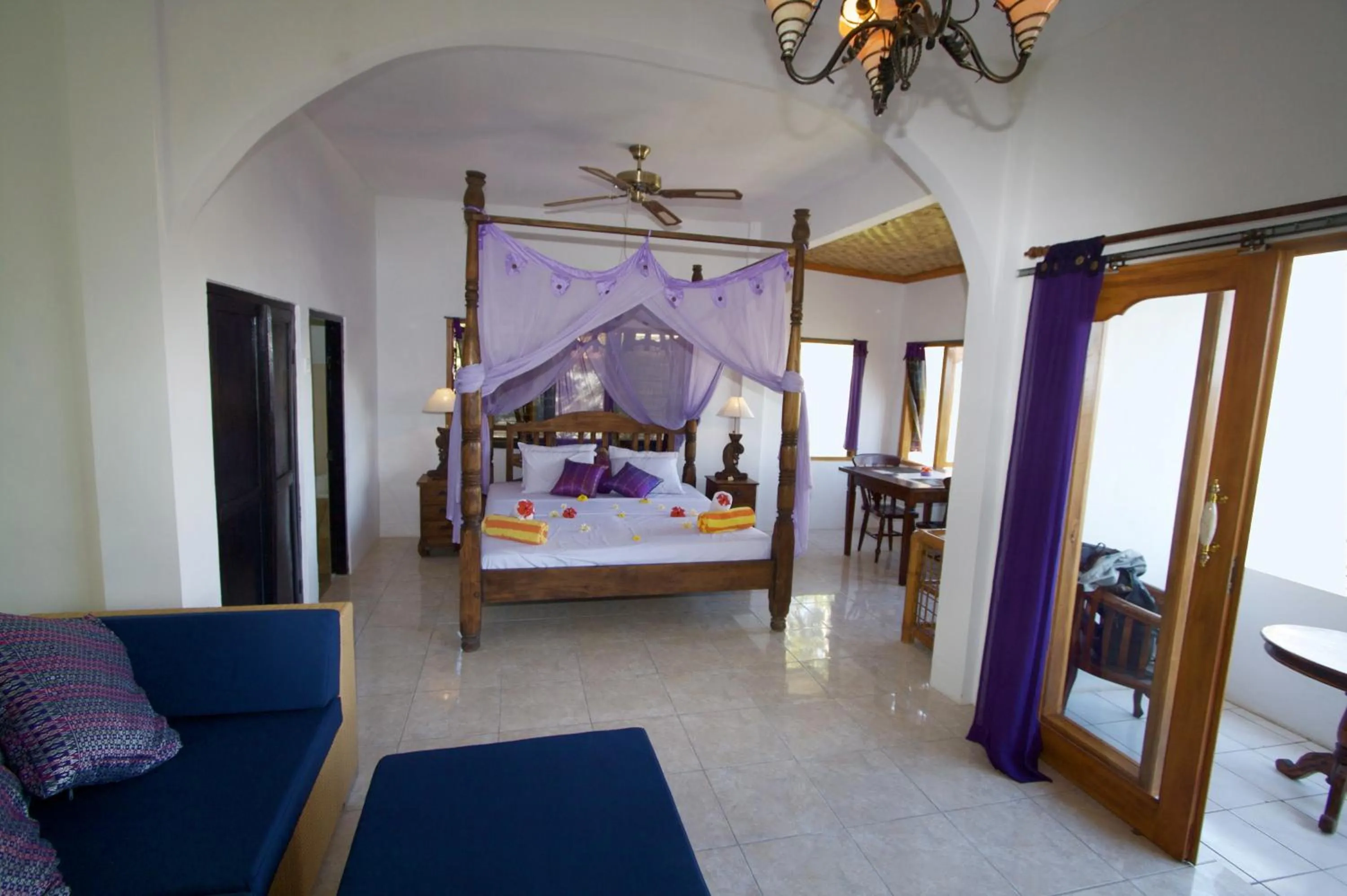 Photo of the whole room, Bed in Puri Oka Beach Bungalows